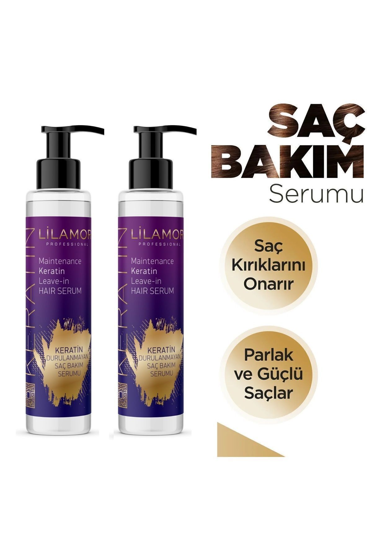 Lilamor-Fast Hair Growth Serum with Keratin Extract - Hair Care Serum 125ml + 125ml 1