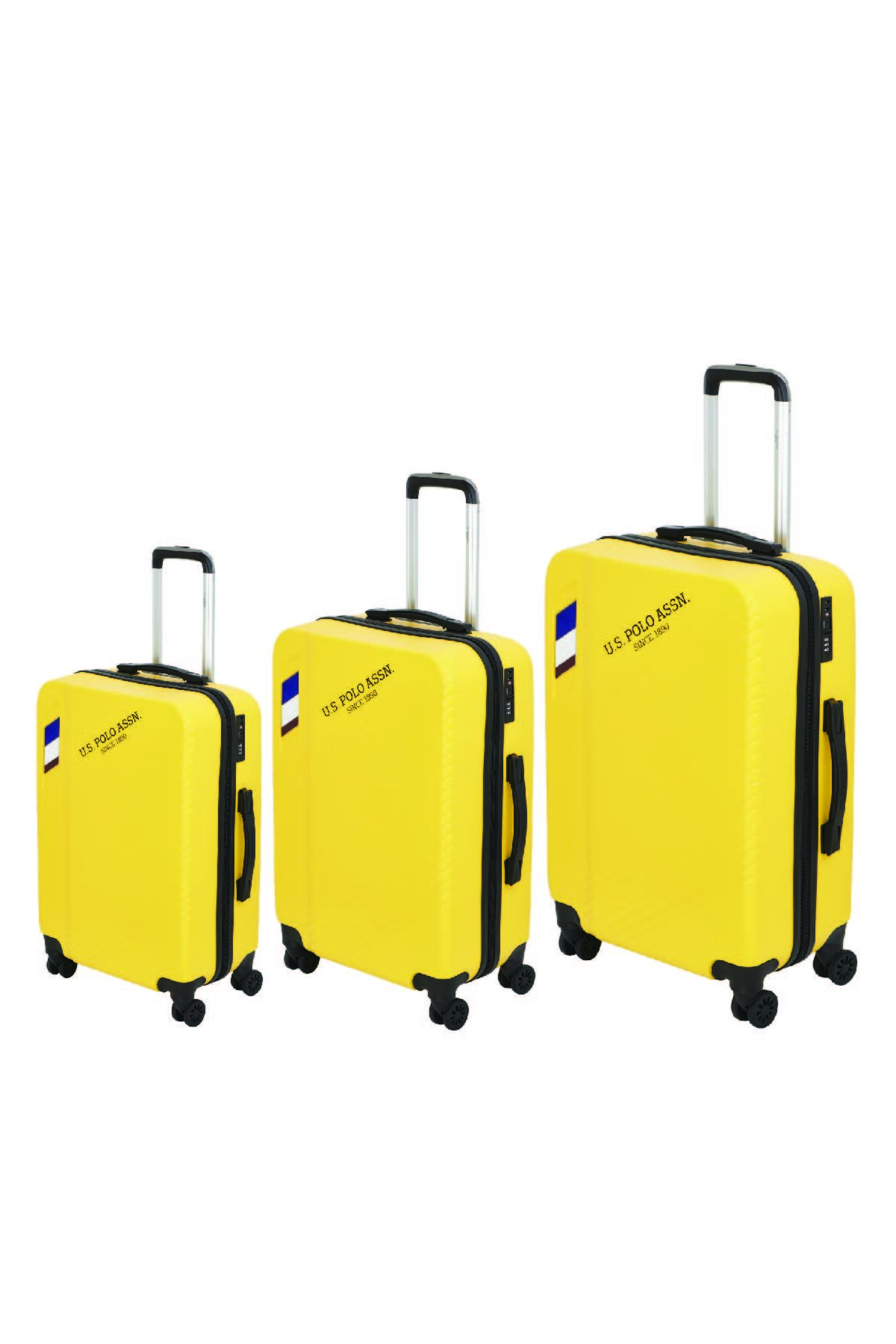 یو اس پولو مجموعه چمدان PC (پلی کربن) مدل BASE. Polo Assn. PLVLZ23348