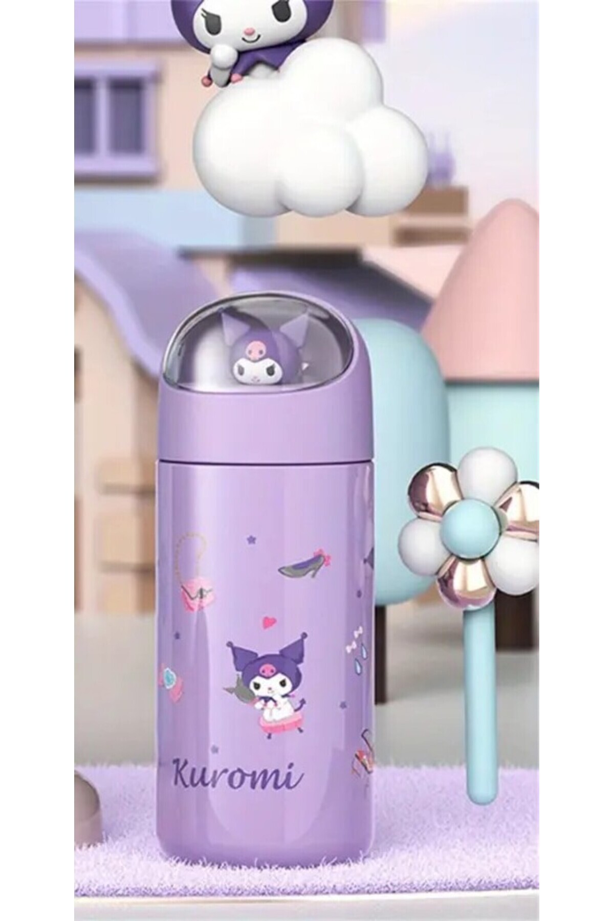bundle island-Children's Thermos 350ml Stainless Steel Flask with Kuromi Figure 2