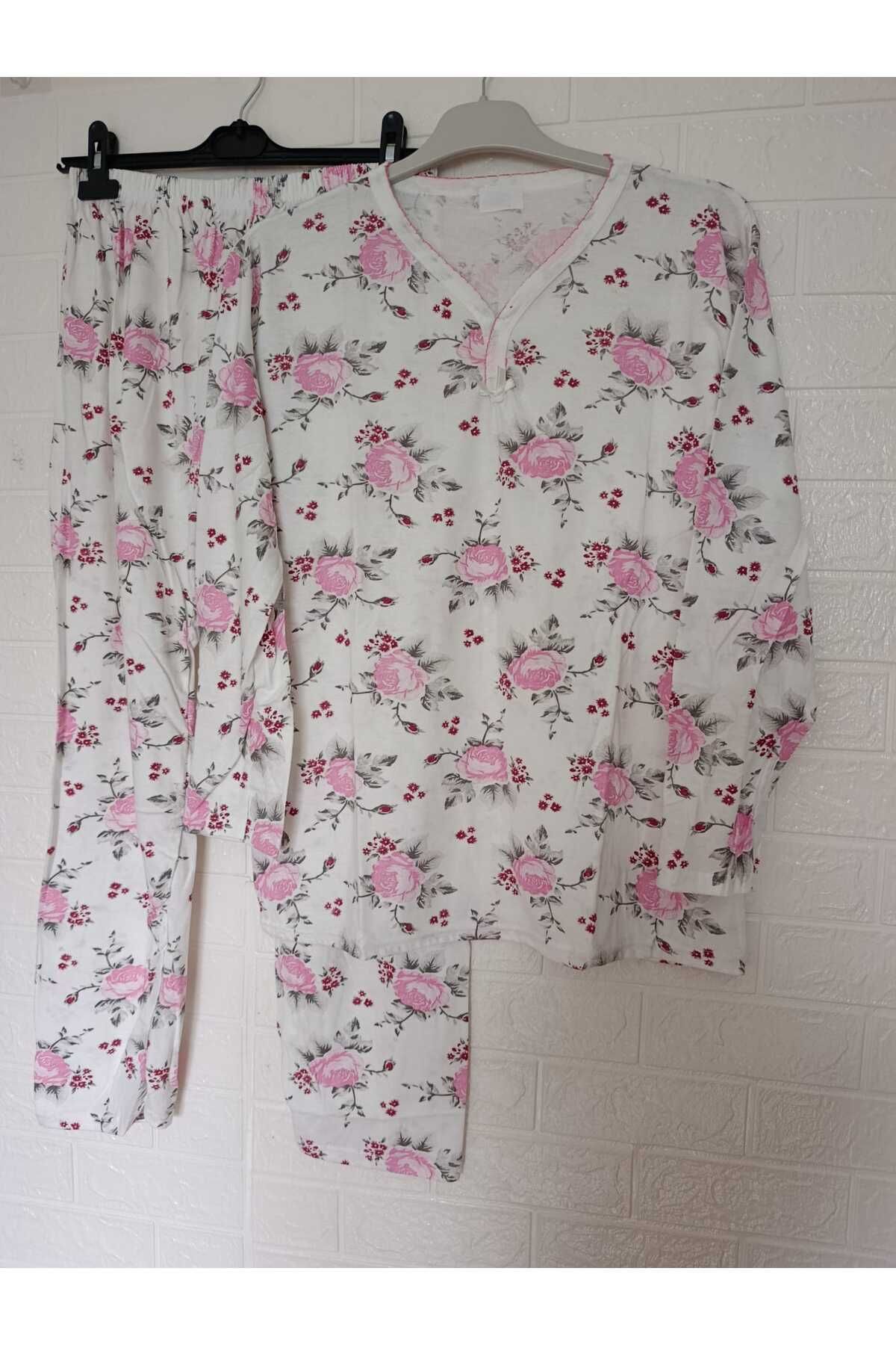 anne moda ankara Vară, Subțire, Bumbac, Mâneci Lungi, Plus Size, Set Pijamale Femeie - 2XL