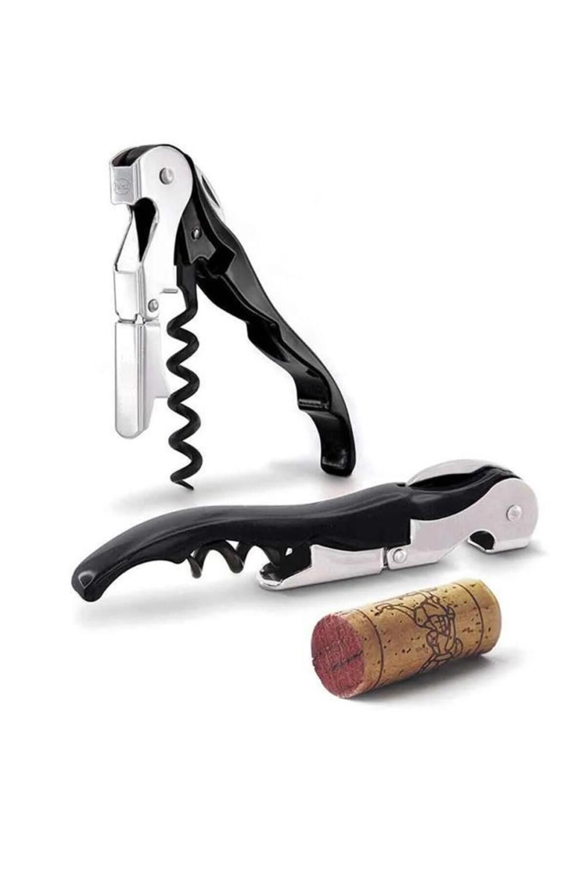 optana-Corkscrew Practical Sturdy Waiter Type Opener Cutter 4