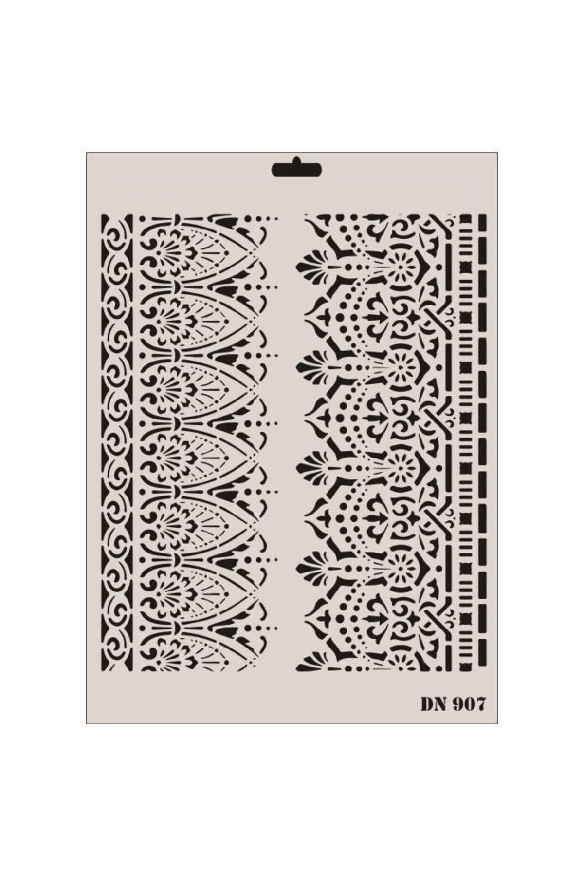 feifei Rich Dantel Seri Dn-907 Stencil 35X25 Cm