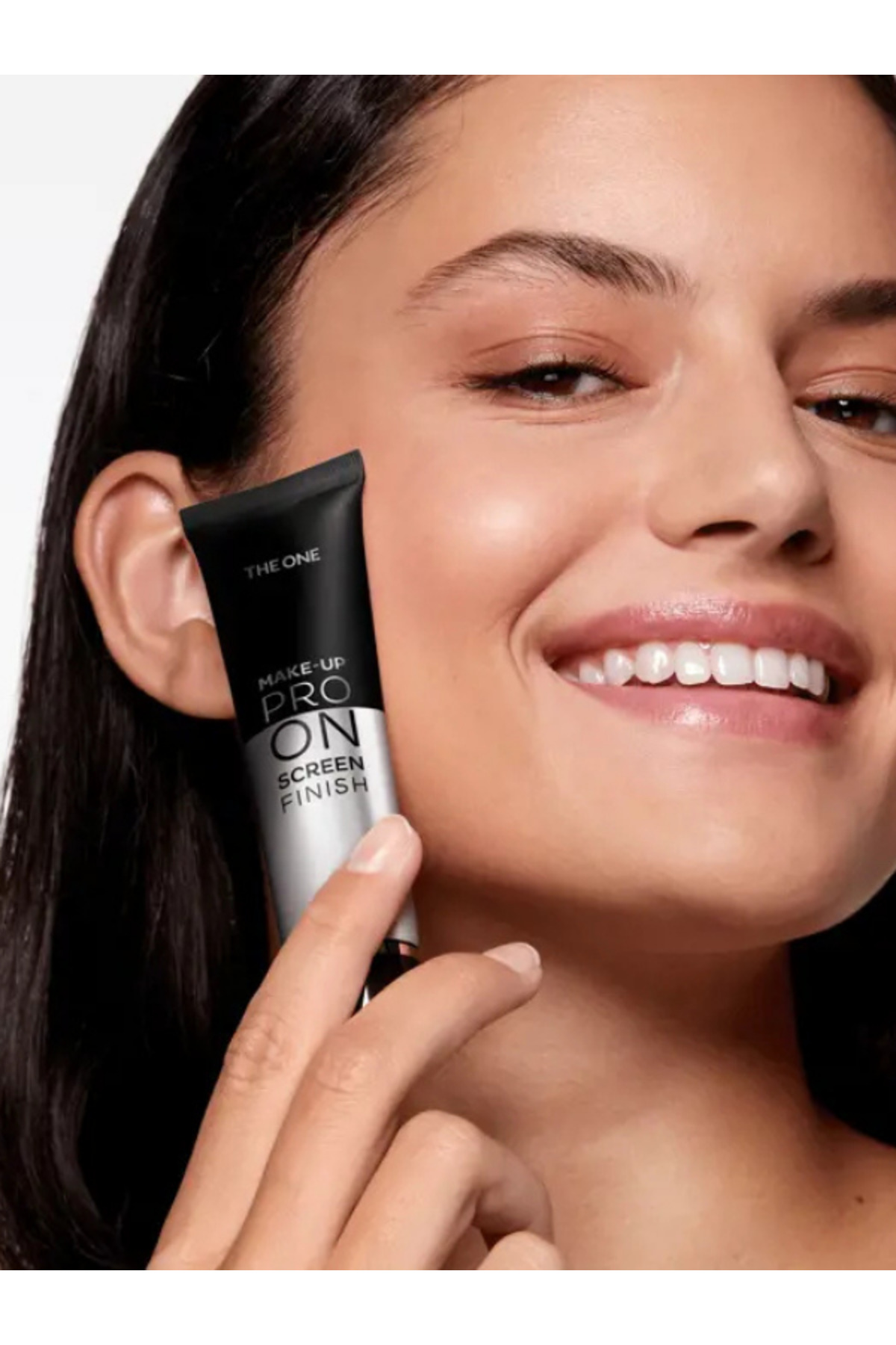 The One Make-up Pro On Screen Bitirme 12 Saat Kalıcı Makyaj Bazı 44547 — سبز Nemlendirici Etkili — تصویر 3 از 6