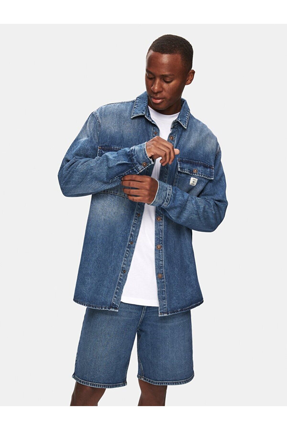 Ltb-Steven Oversize Jean Košile 6