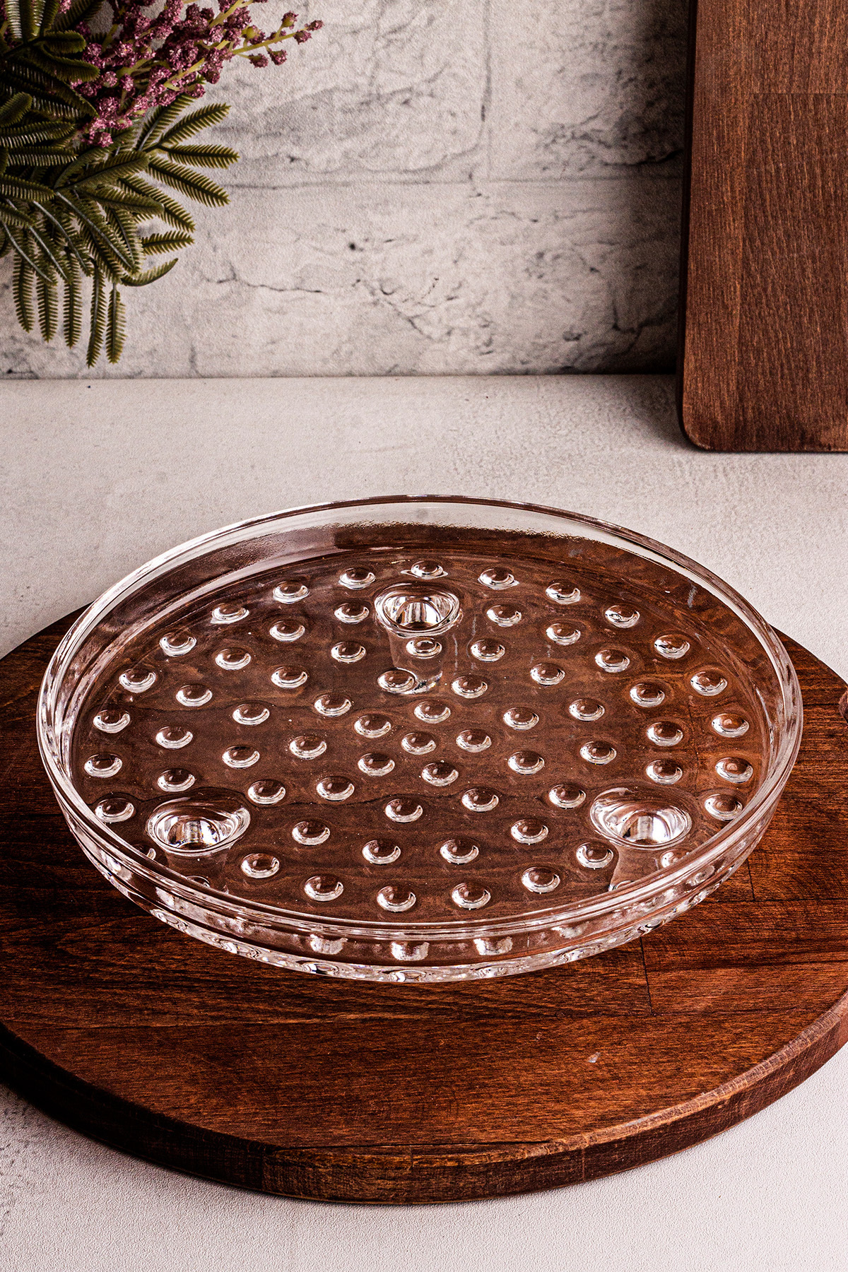 Snippy-Vitria - Glass Footed Round Cake and Pastry Presentation Plate Cake Cookie Pastry Plate 6