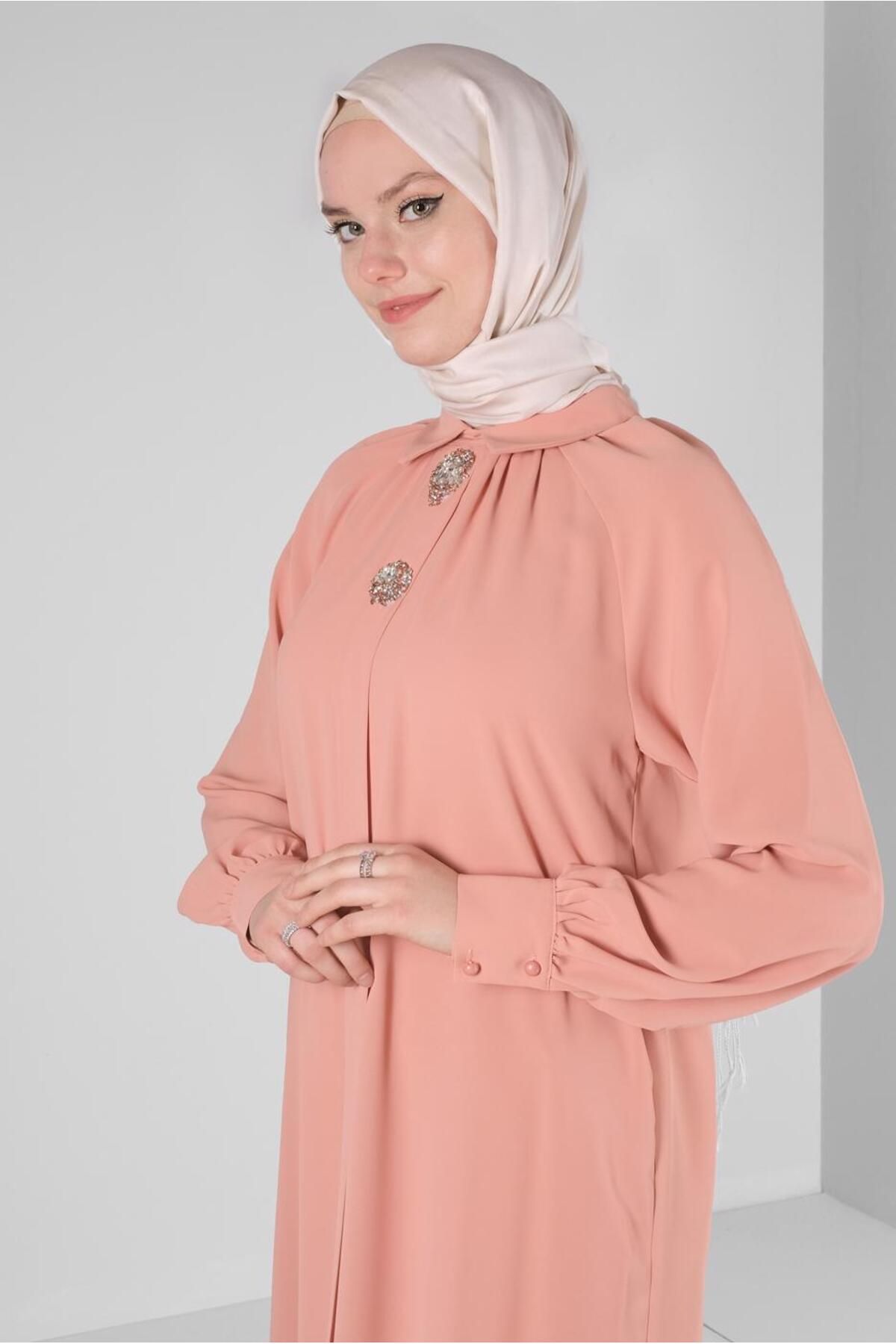 تونیک یقه پیراهن جزییات لوازم جانبی 43507 Alvina