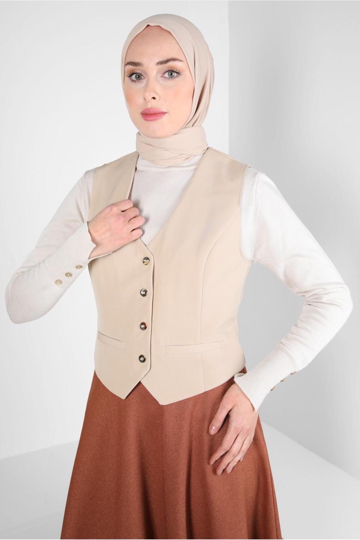 جلیقه دکمه دار 44175 Alvina