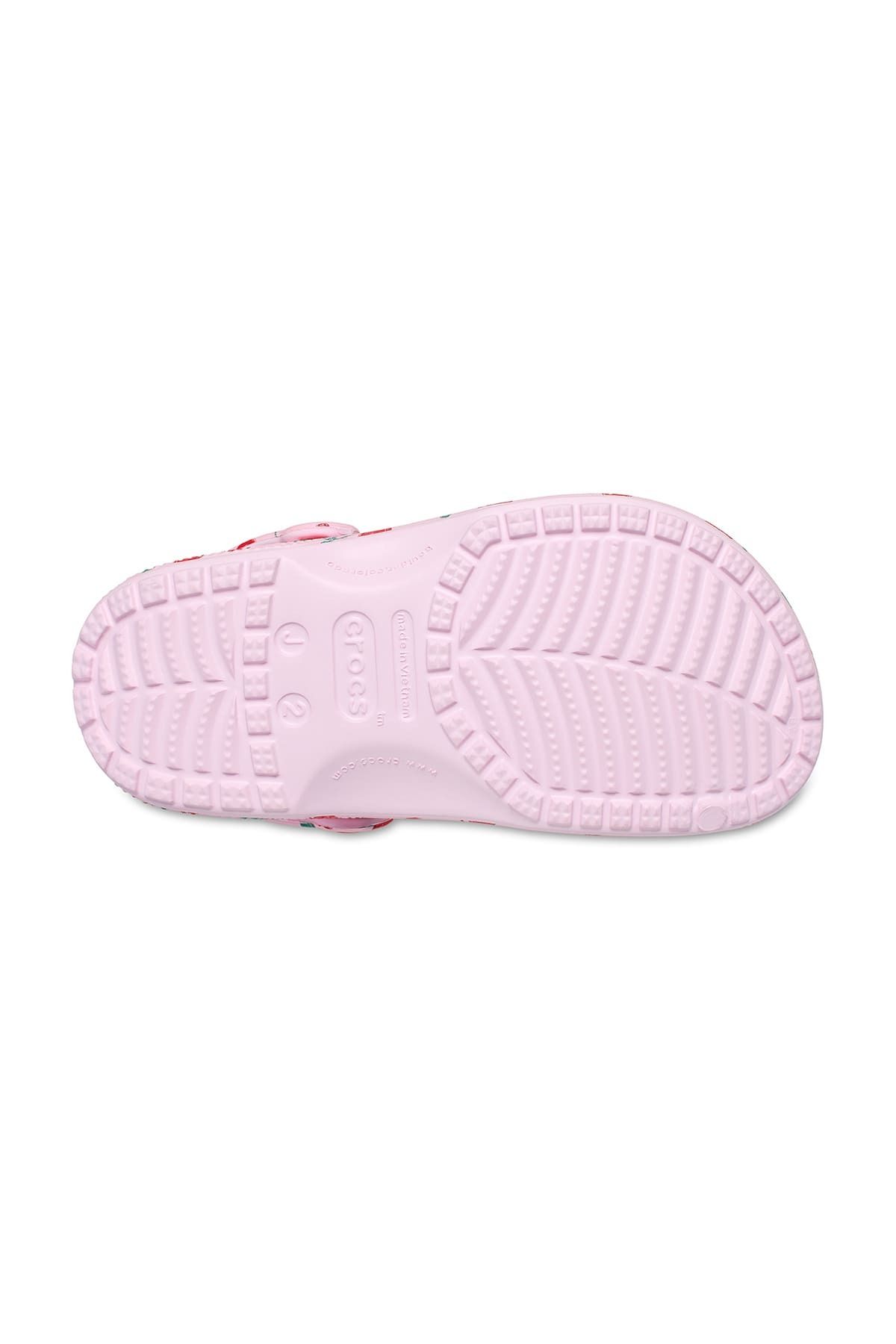 Crocs-Класически чехли Pink Girl с пресни плодове 5
