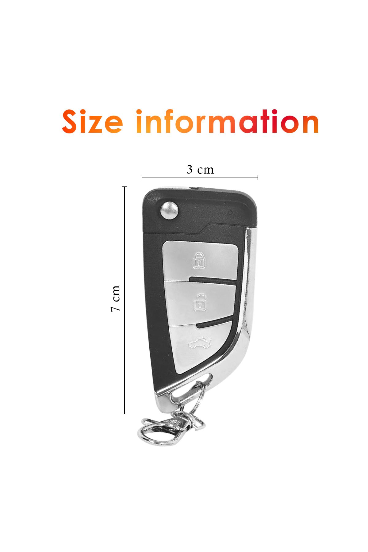 3XR-Car Keyless Entry System Central Locking Remote System with Enhanced Security and Universal Fit 5