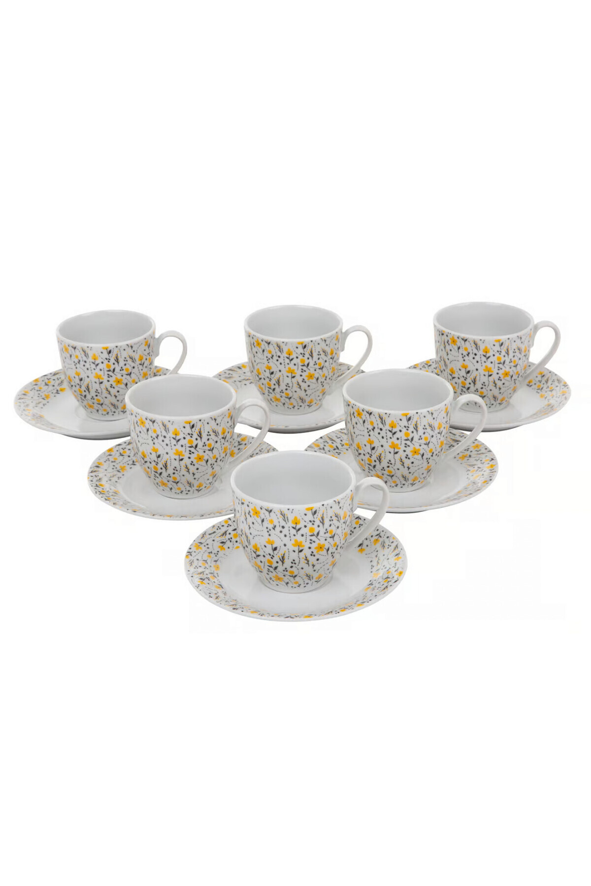 Domotti-Tea or coffee serving set, 12 pieces, 6 people, Amarillo 5