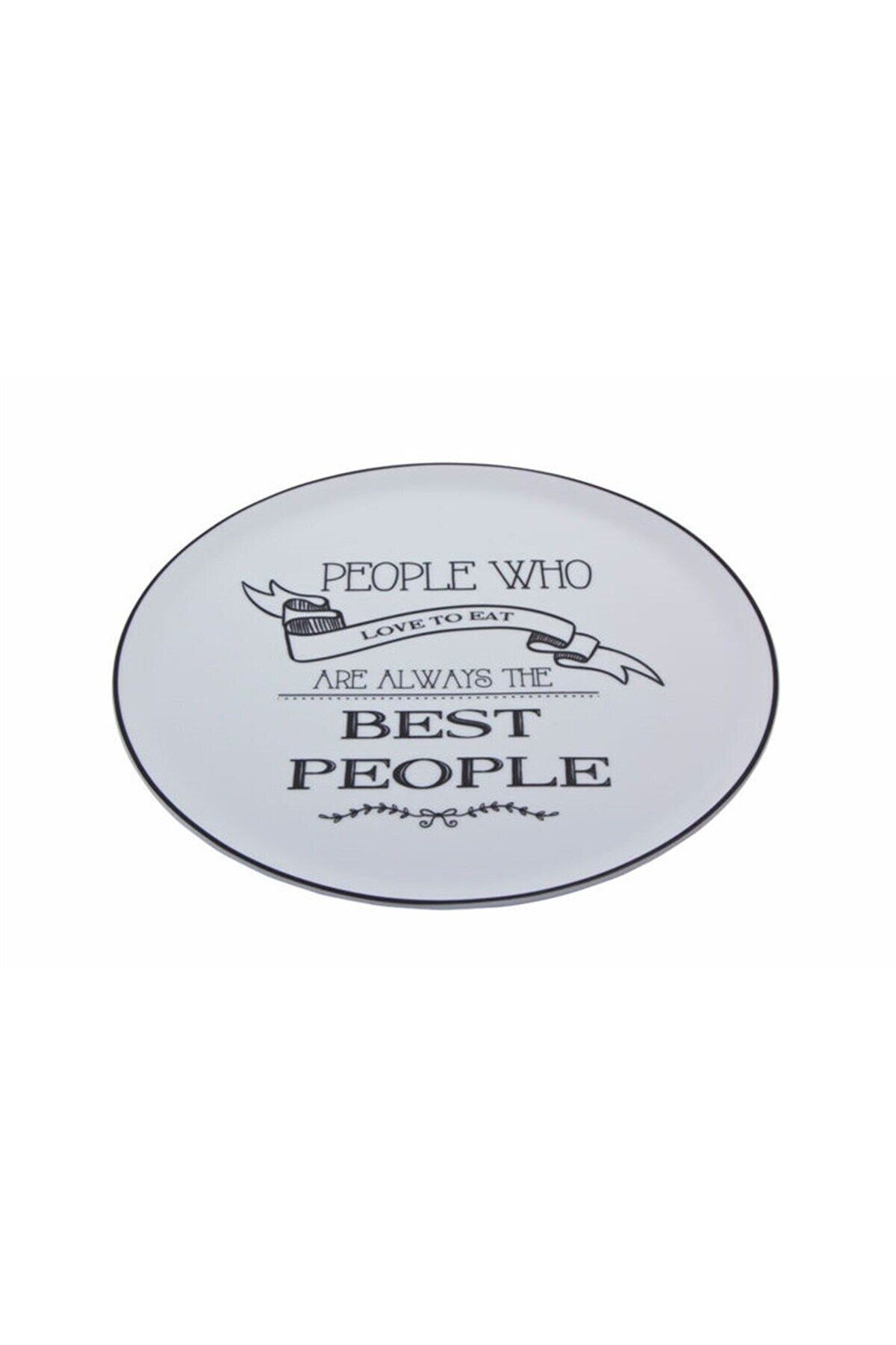Porland-Be Happy Flat Plate 28 Cm 2