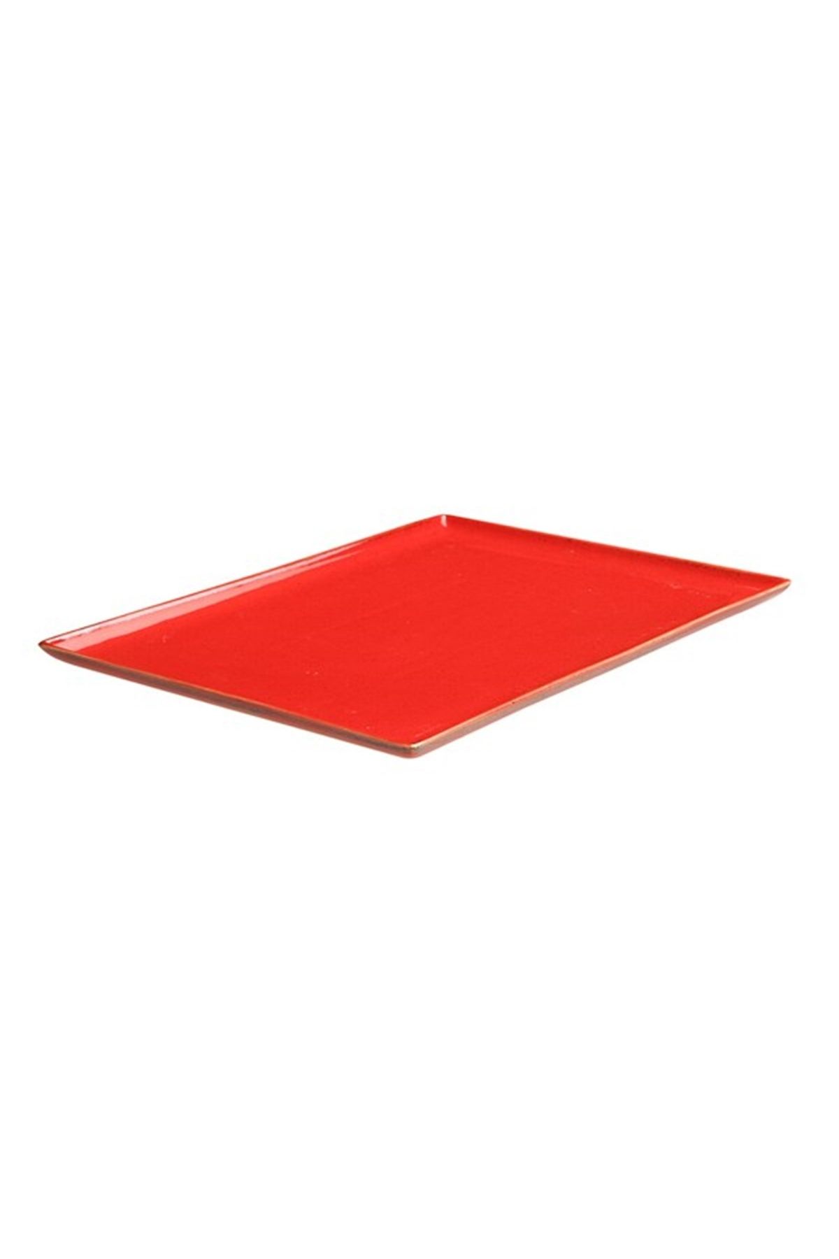 Porland-Red Breakfast Plate - 27 cm Size 3