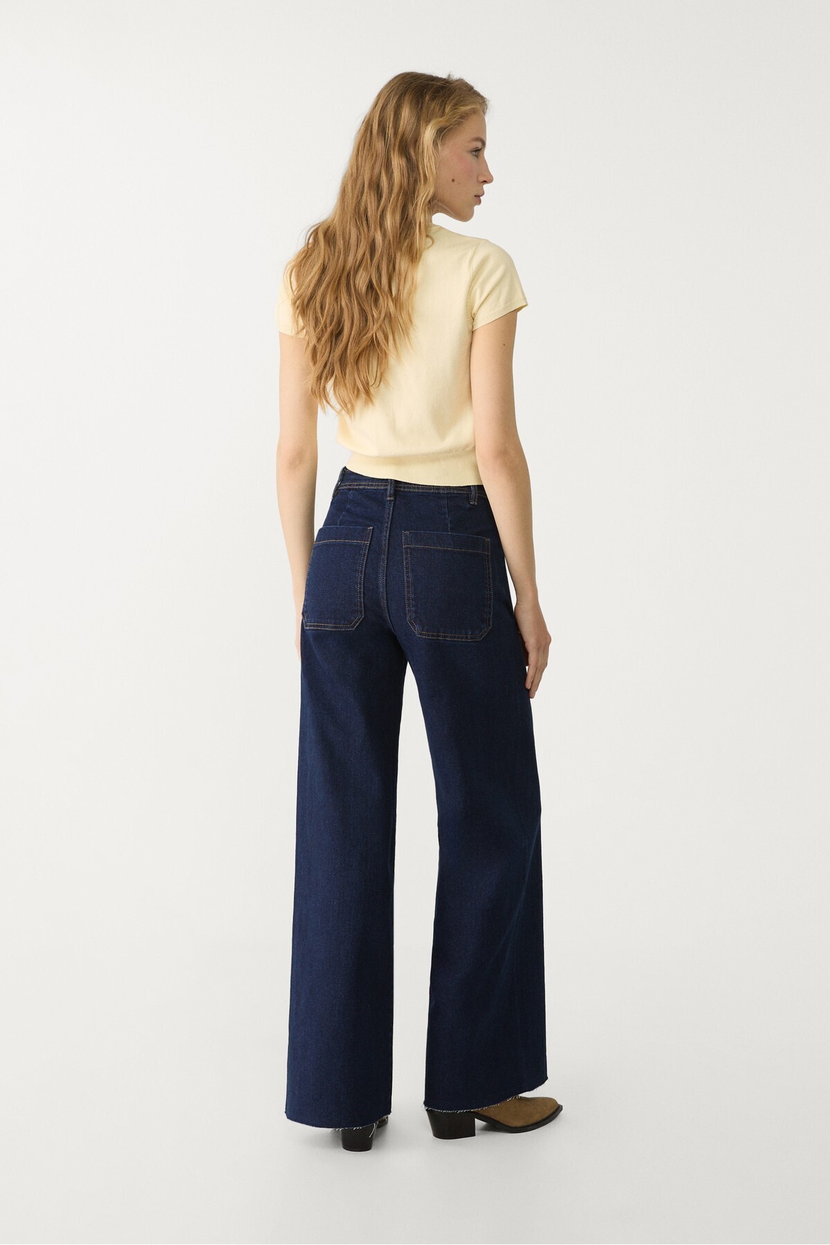 Stradivarius-Straight-fit jeans with pockets 3