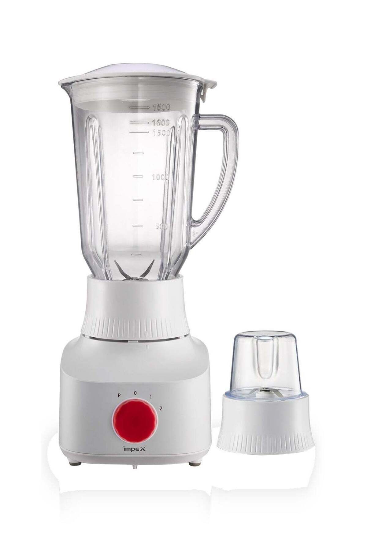 İMPEX-2 In 1 Powerful Blender 650w With Grinder Bl3509 - 1.8l Blender Jar,50g Grinding Jar,2speed Settings 1