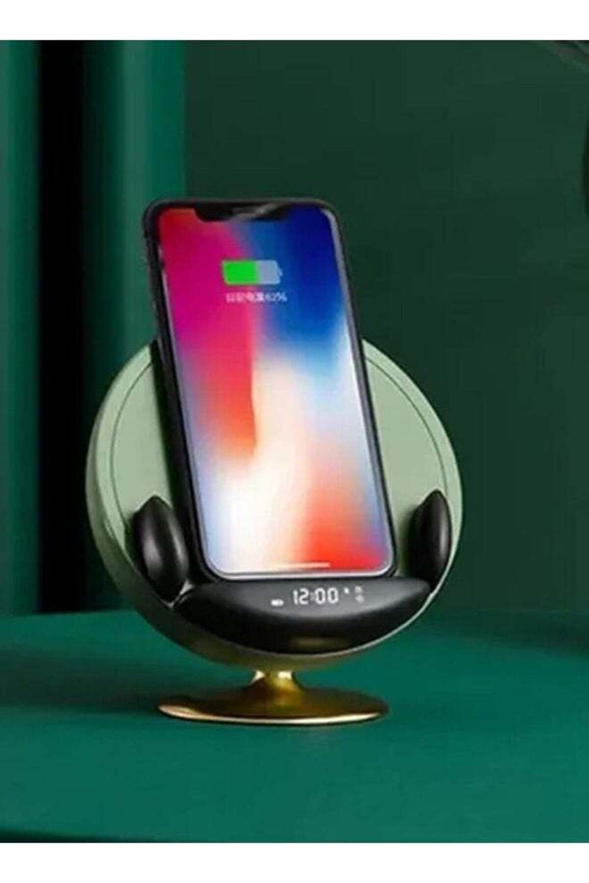 COOYA-Wireless Charging Bluetooth Speaker Subwoofer Computer Desktop Jack Alarm Clock Retro Small Stereo 7