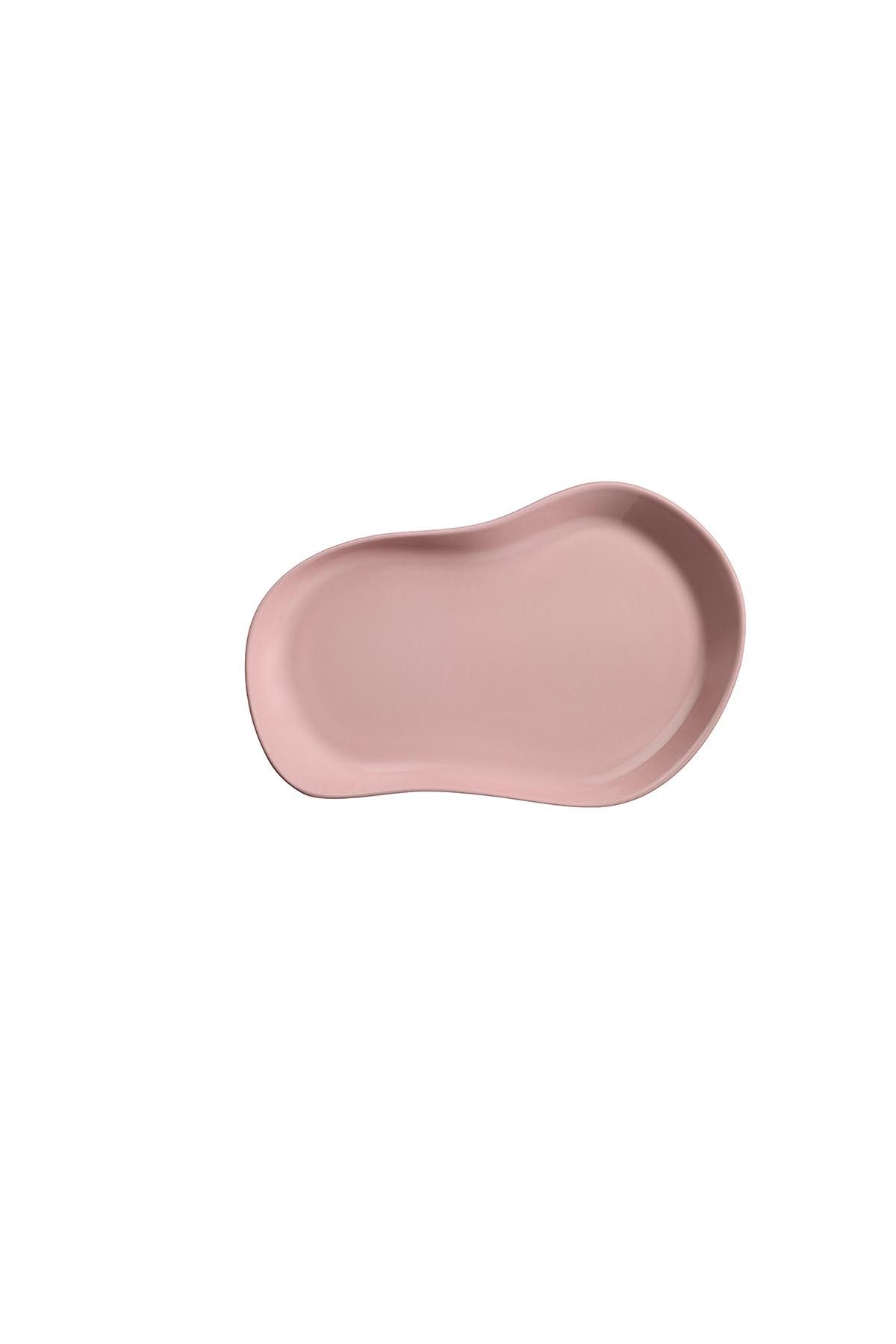 Kütahya Porselen-Set farfurii pentru barca Pink Scallop 2 bucăți 28x19 cm 1