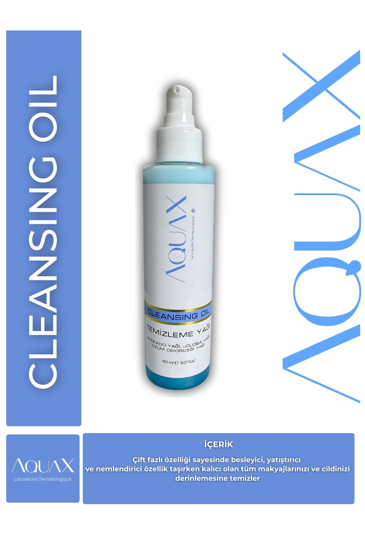 Besleyici Yüz Ve Vücut Temizleme Yağı 150 ml - Avokado, Jojoba Ve Üzüm Çekirdeği Yağı — TY9042 — تصویر 5 از 5