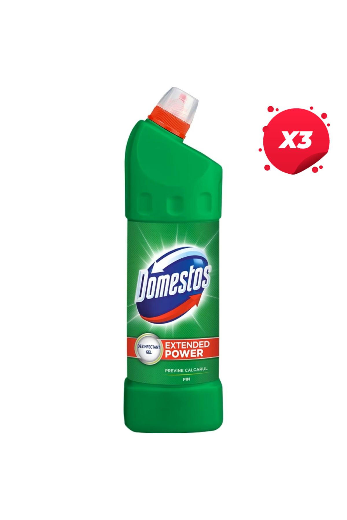 Domestos Sada 3 dezinfekčných prostriedkov na toalety, 750 ml