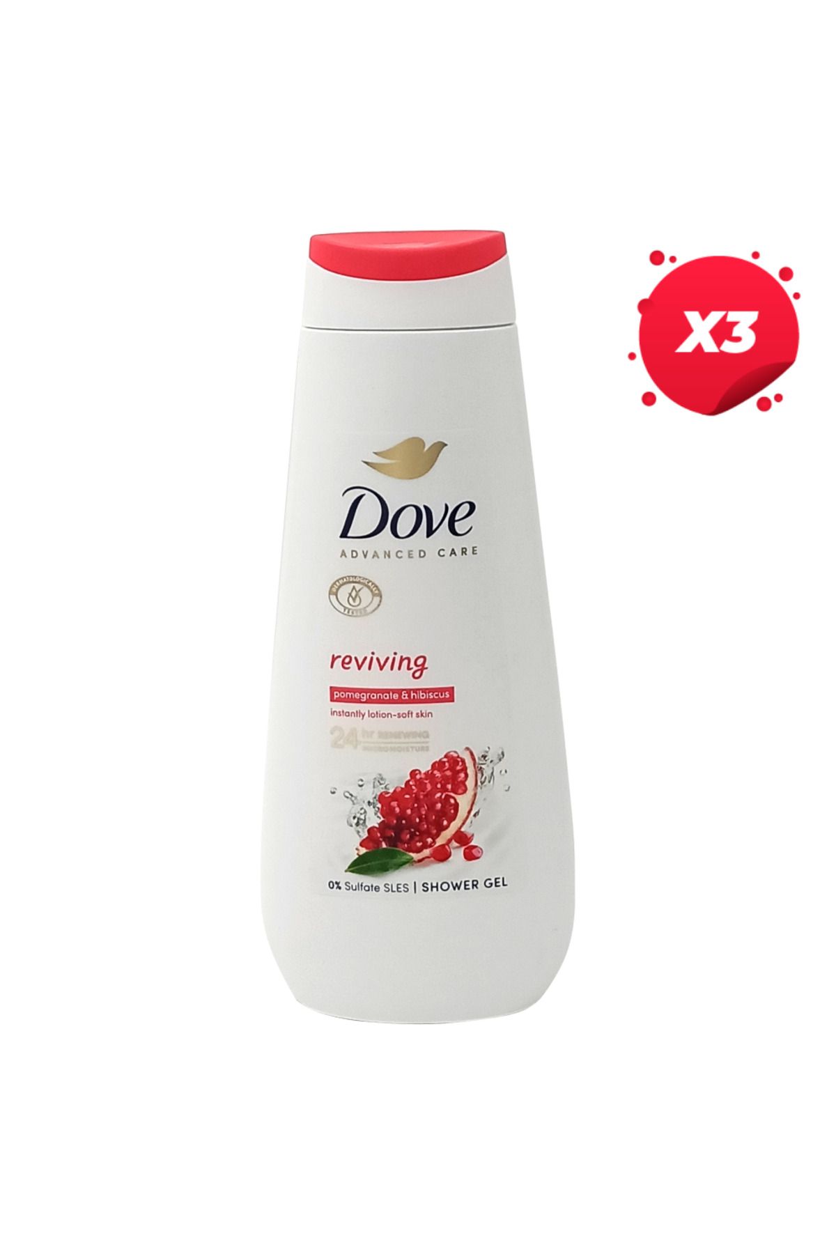 Dove X3 - Gel De Duș Dove Advanced Care 400ml Revivant Unisex - One Size