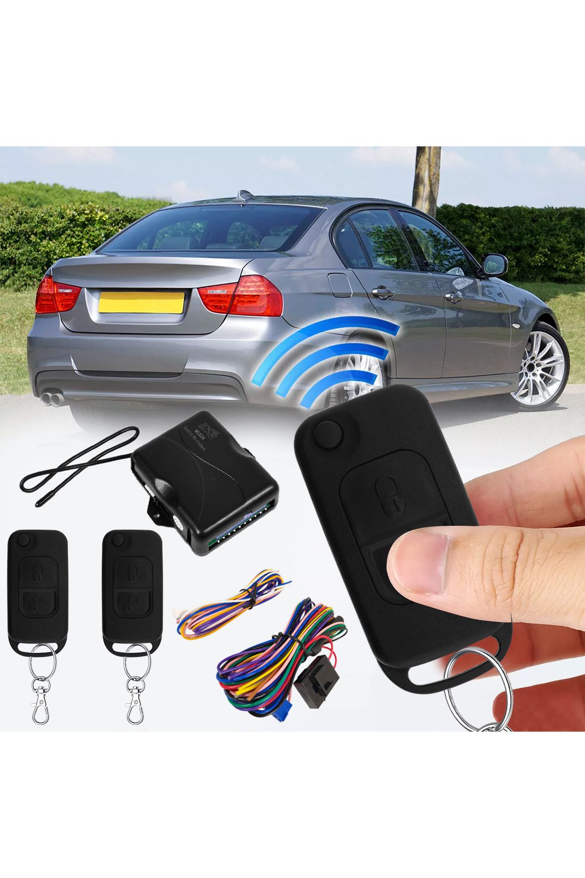 3XR-Car Keyless Entry System Central Locking Remote System with Enhanced Security and Universal Fit 6