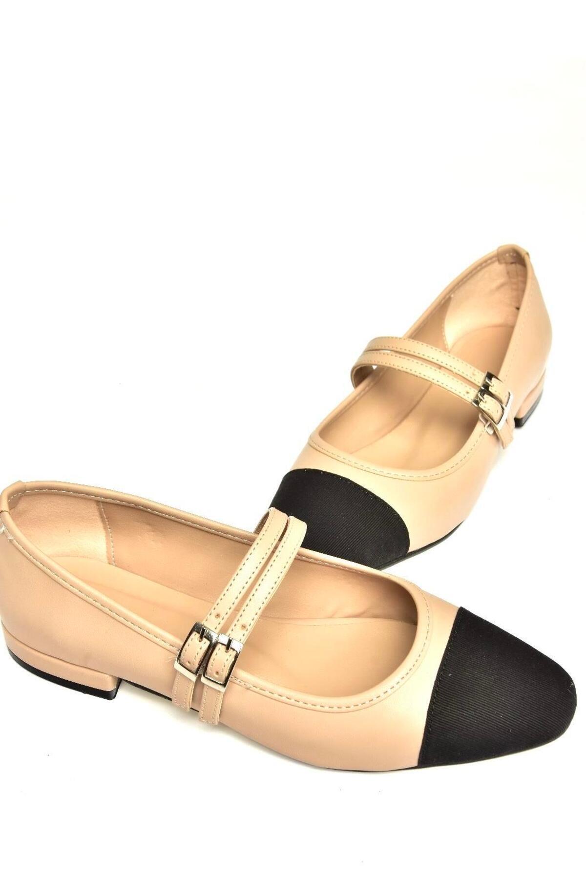 Fox Shoes U725512109 Ten Kadın Babet görsel 5