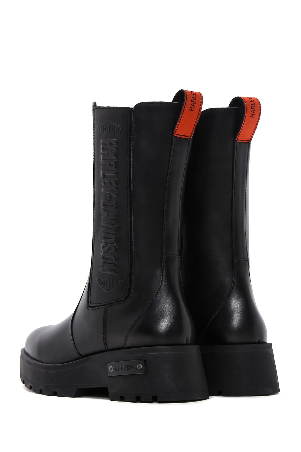 Harley Davidson-Cizme Chelsea din piele Angela negre de damă 021z 100626 6