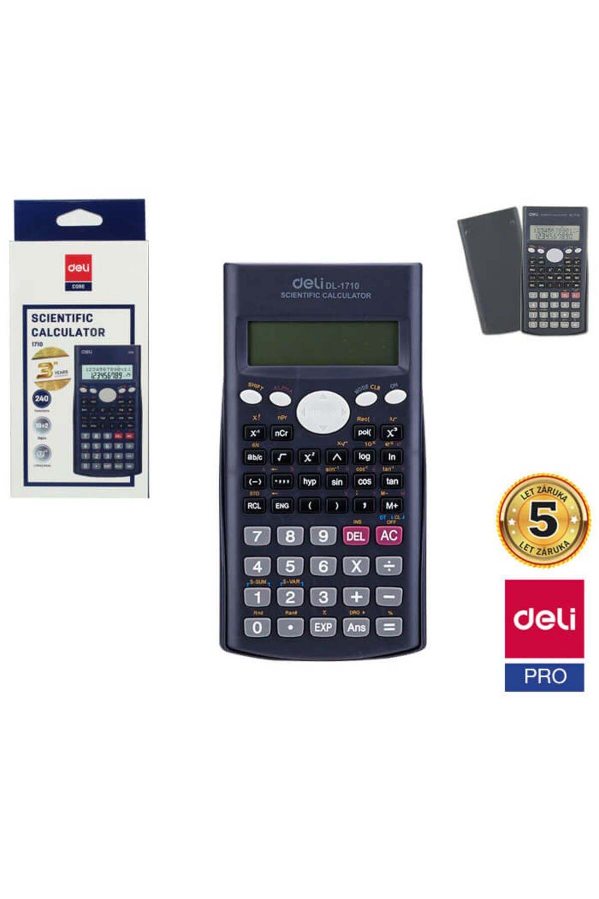 Deli-Scientific calculator 12 digit 240F 2