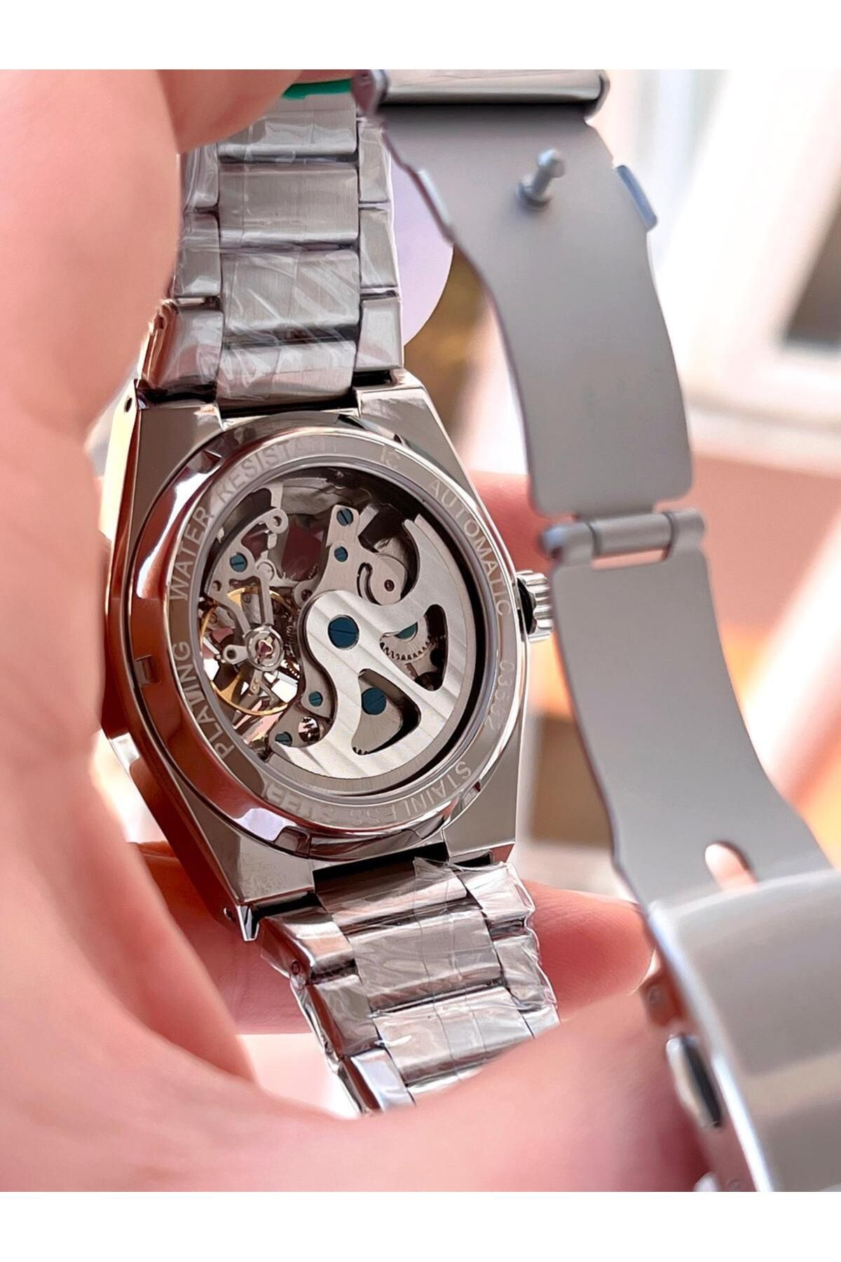 Ferrucci-Automatic Steel Cord 3 Atm Water Resistant Special Design Men Wrist Watch Vs.Blkt.0165.1 7