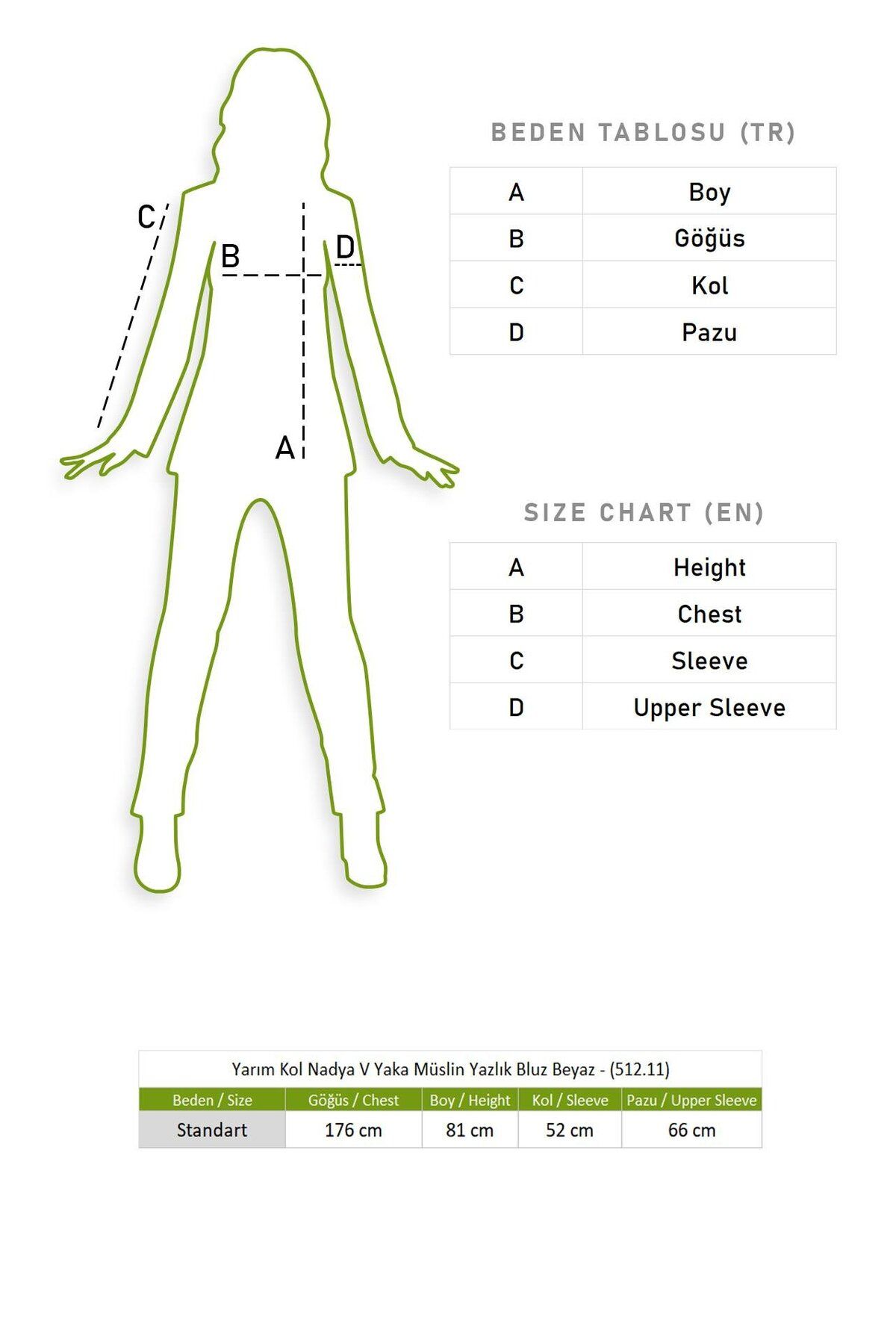 Eliş Şile Bezi-Help Rafa Semi-Sleeve Nadya V-Neck Melusi Summer Blouse 7
