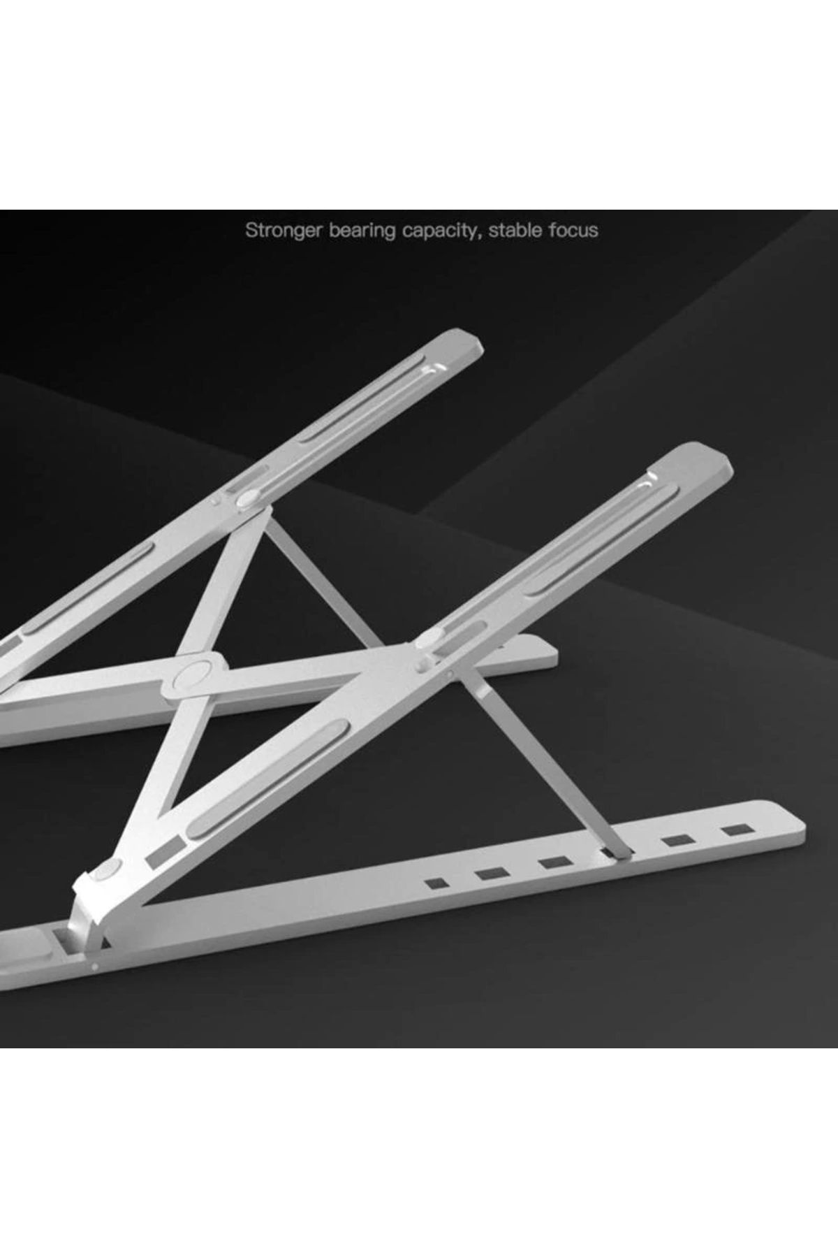 Techmaster-Nuoxi N3 6 Level Metal Macbook Notebook Reading Stand Foldable 6