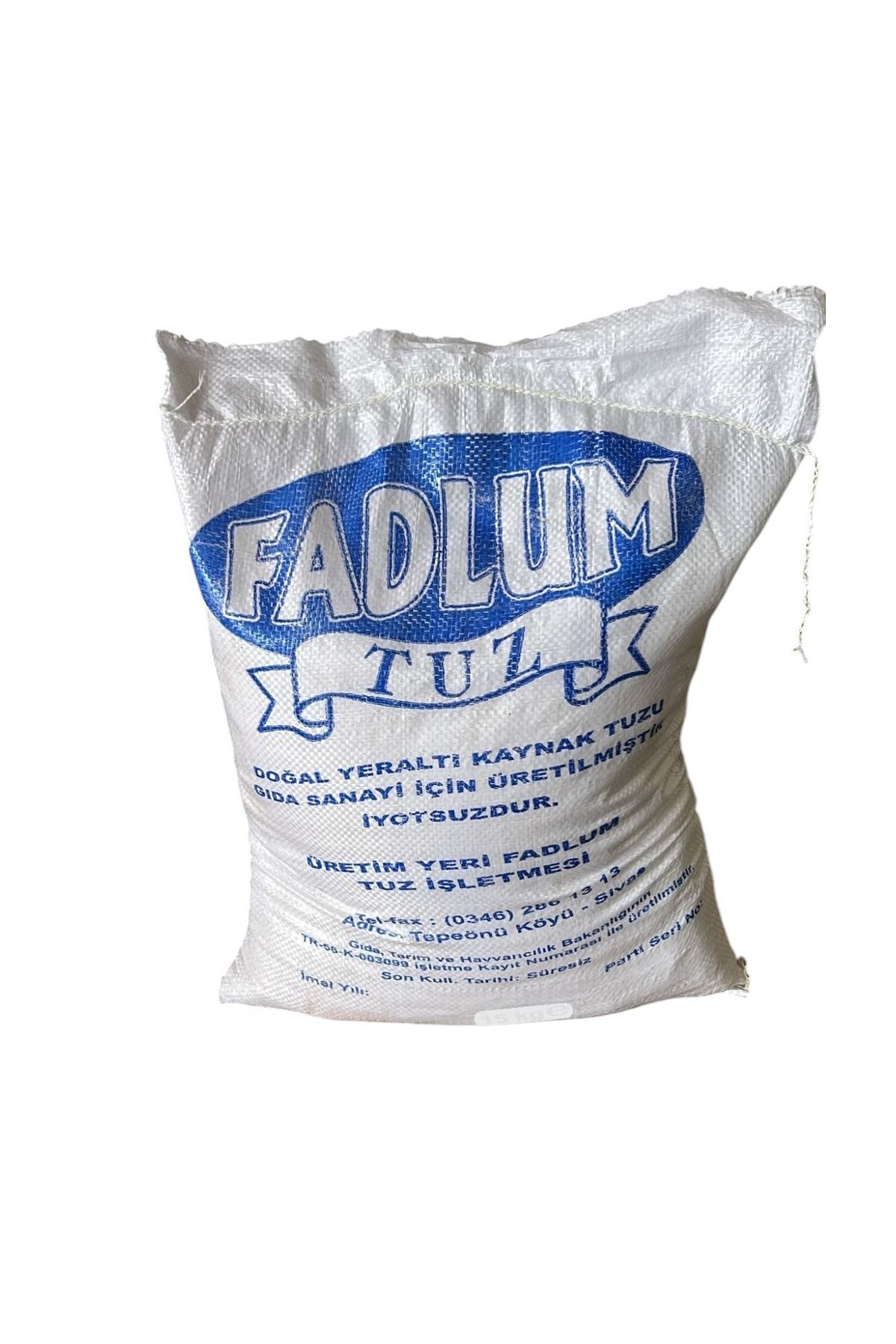fadlum SİVAS DOĞAL KAYNAK TUZ 10 KG