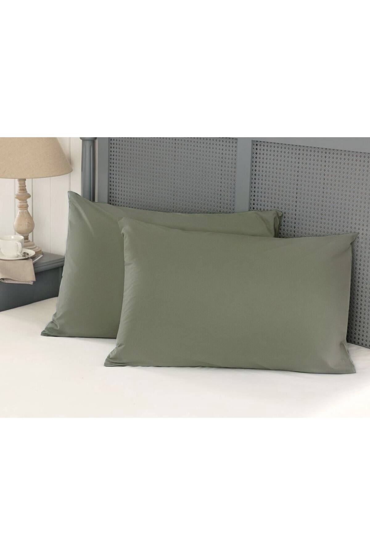 Madame Coco-Manon Kissenbezug-Set, 100 % Baumwolle, Khaki 2