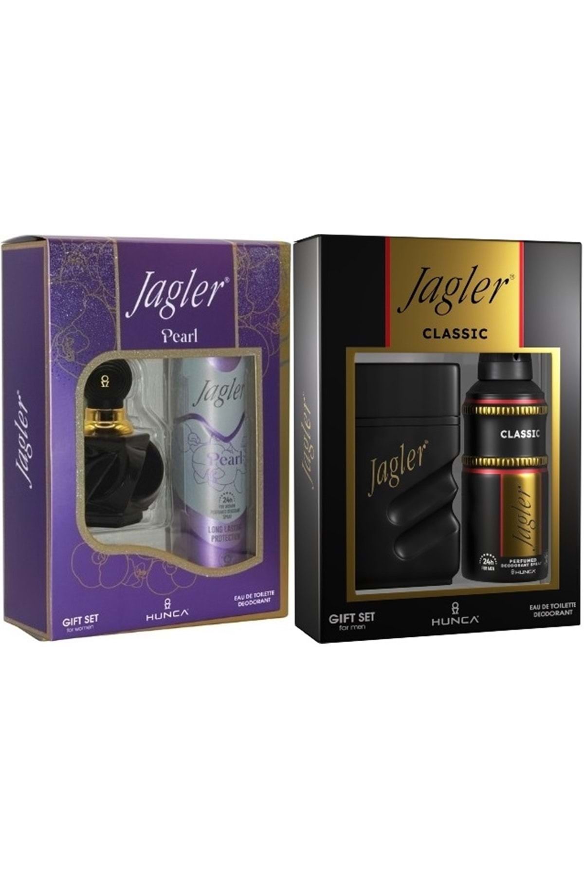 Parfüm Seti (KARMA SET) Kadın 60ml Pearl Deodorant / Erkek 90ml Classic Deodorant