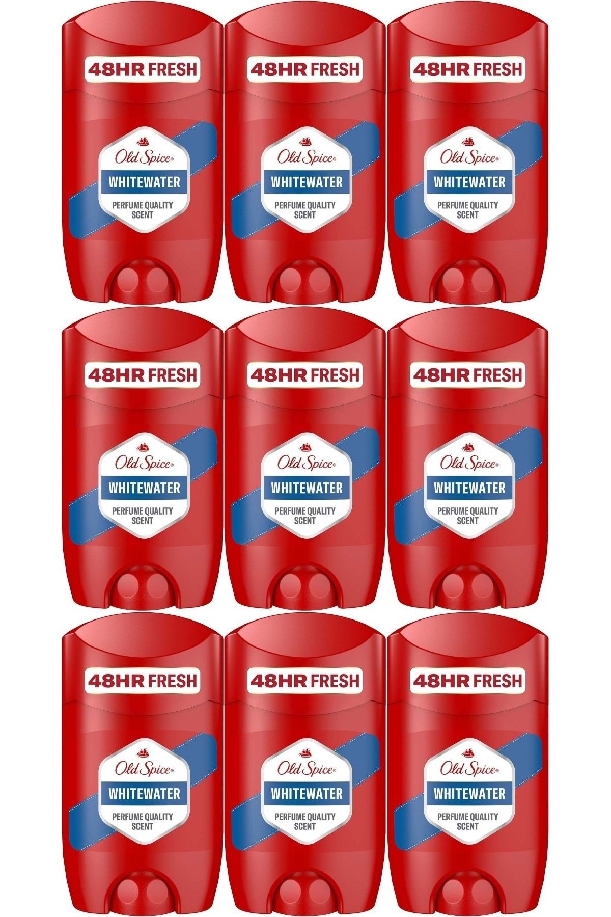 Old Spice Whitewater Stick Roll-on Men/erkek Deodorant 50ml (9 LU SET)
