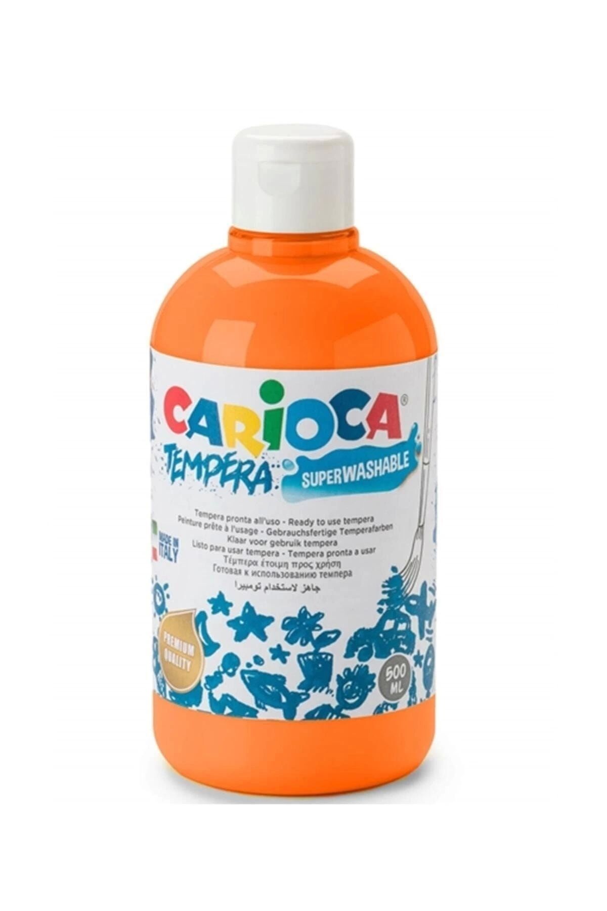 وسایل رنگ آمیزی نارنجی خلق و خوی فوق العاده قابل شستشو 500 میل Carioca