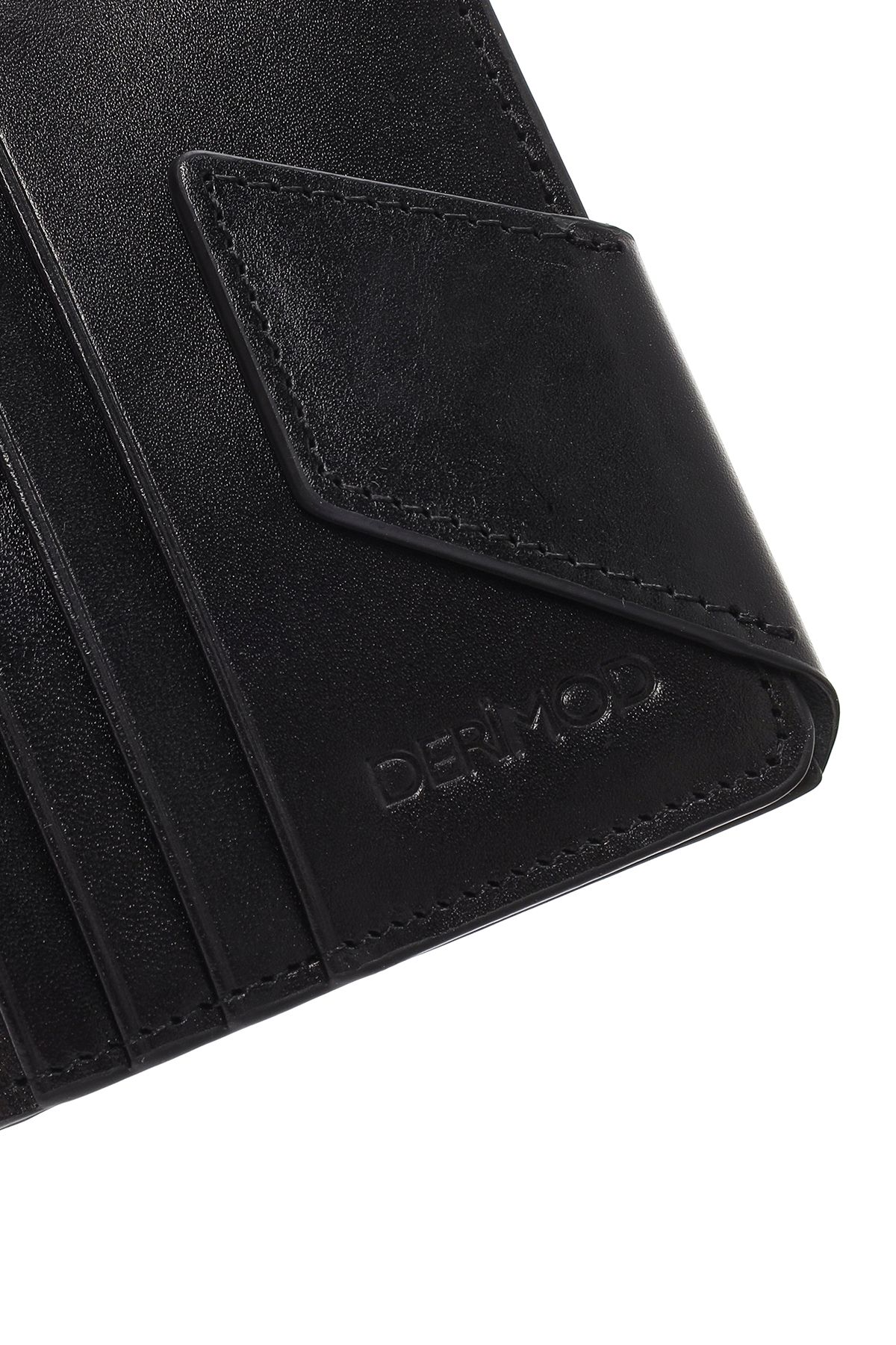 Derimod-Black Men's Card Holder - 000A2D313818 8