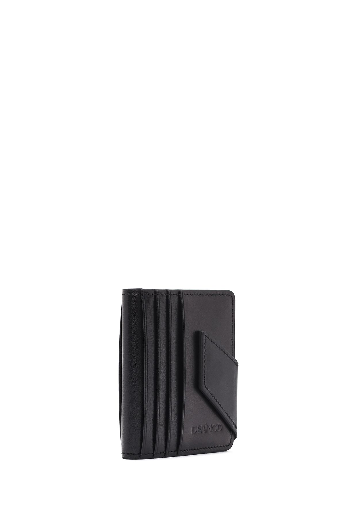 Derimod-Black Men's Card Holder - 000A2D313818 4