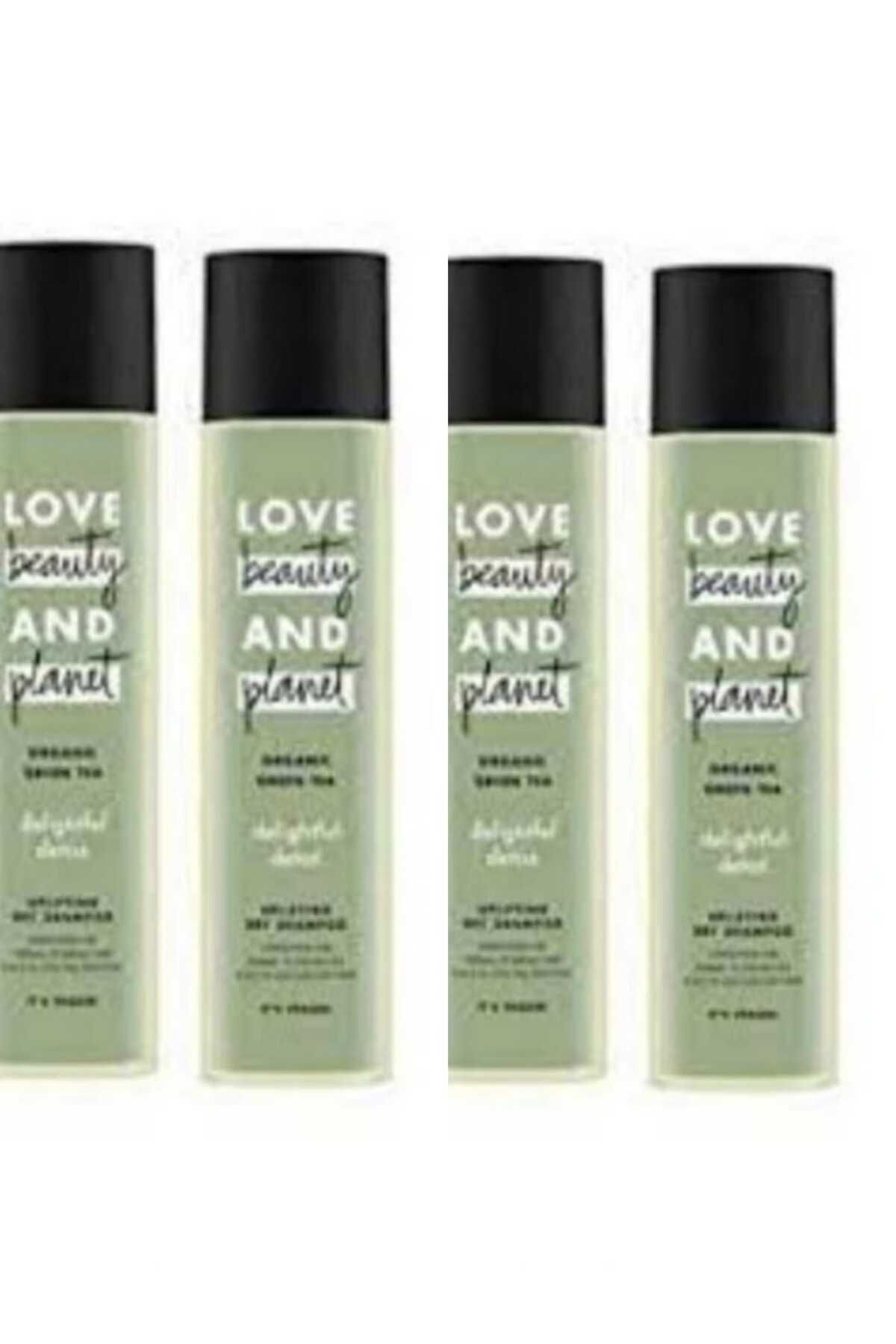 Love And Love Love Beauty & Planet Green Tea Detox Canlandırıcı Kuru Şampuan 245 ml 4X Adet