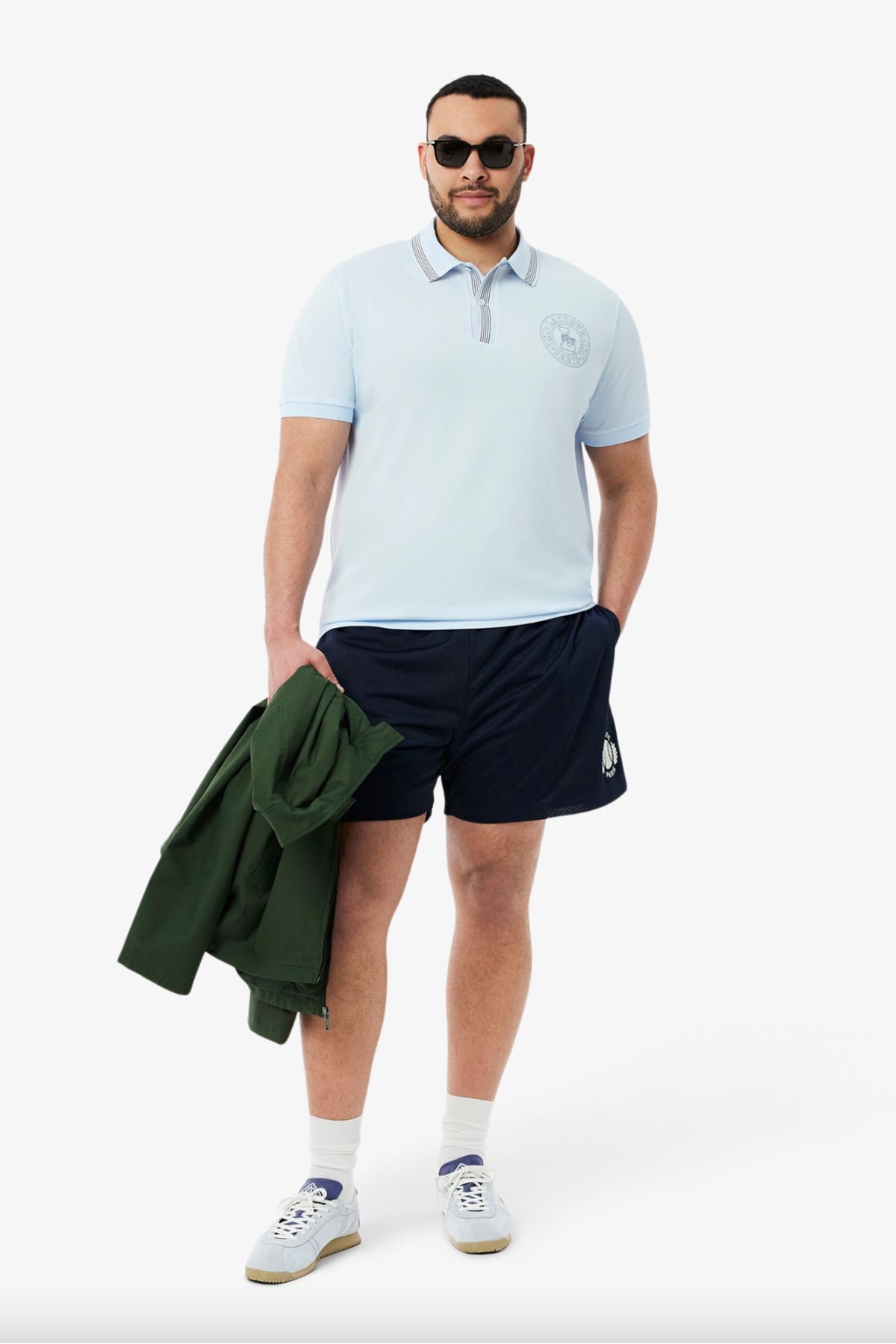 تی شرت یقه پولو مردانه FIT منظم L.12.12 PRINT POLO Lacoste
