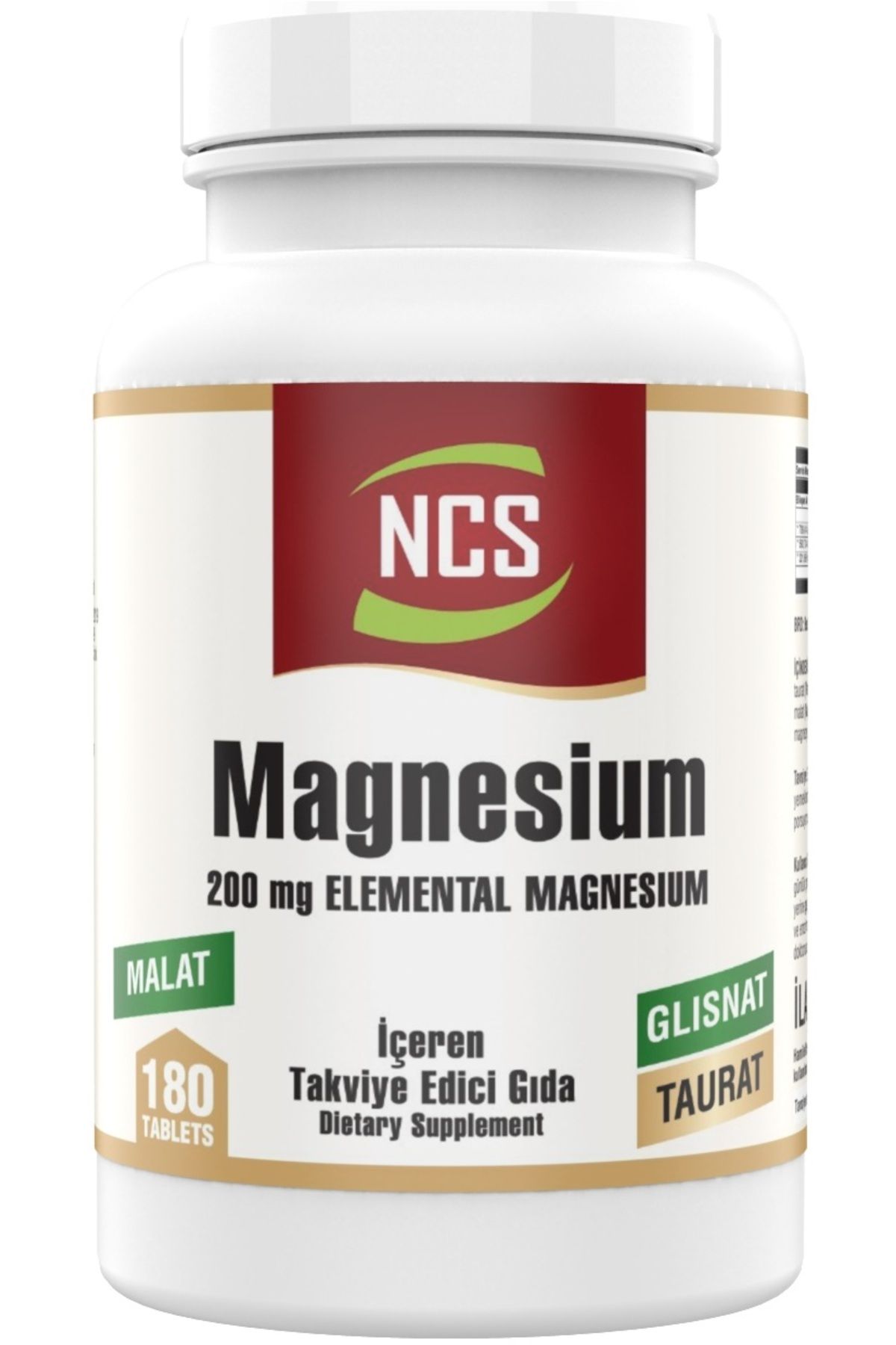 NCS-Magnesium Malate Glycinate Taurate 180 Tablets 1