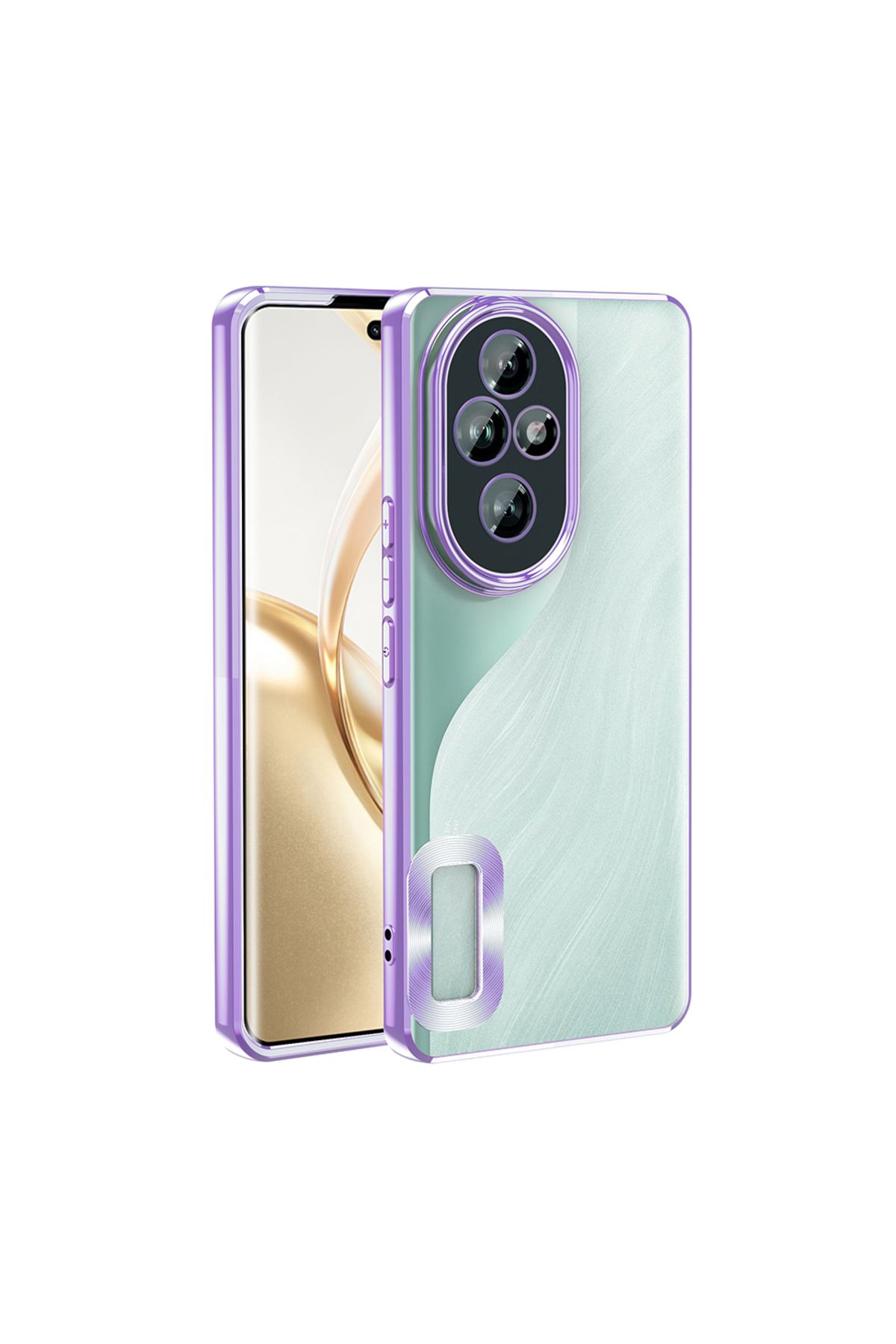 TECNOTREND Huawei Honor 200 Pro Kılıf Kamera Korumalı Logo Gösteren Omega Kapak