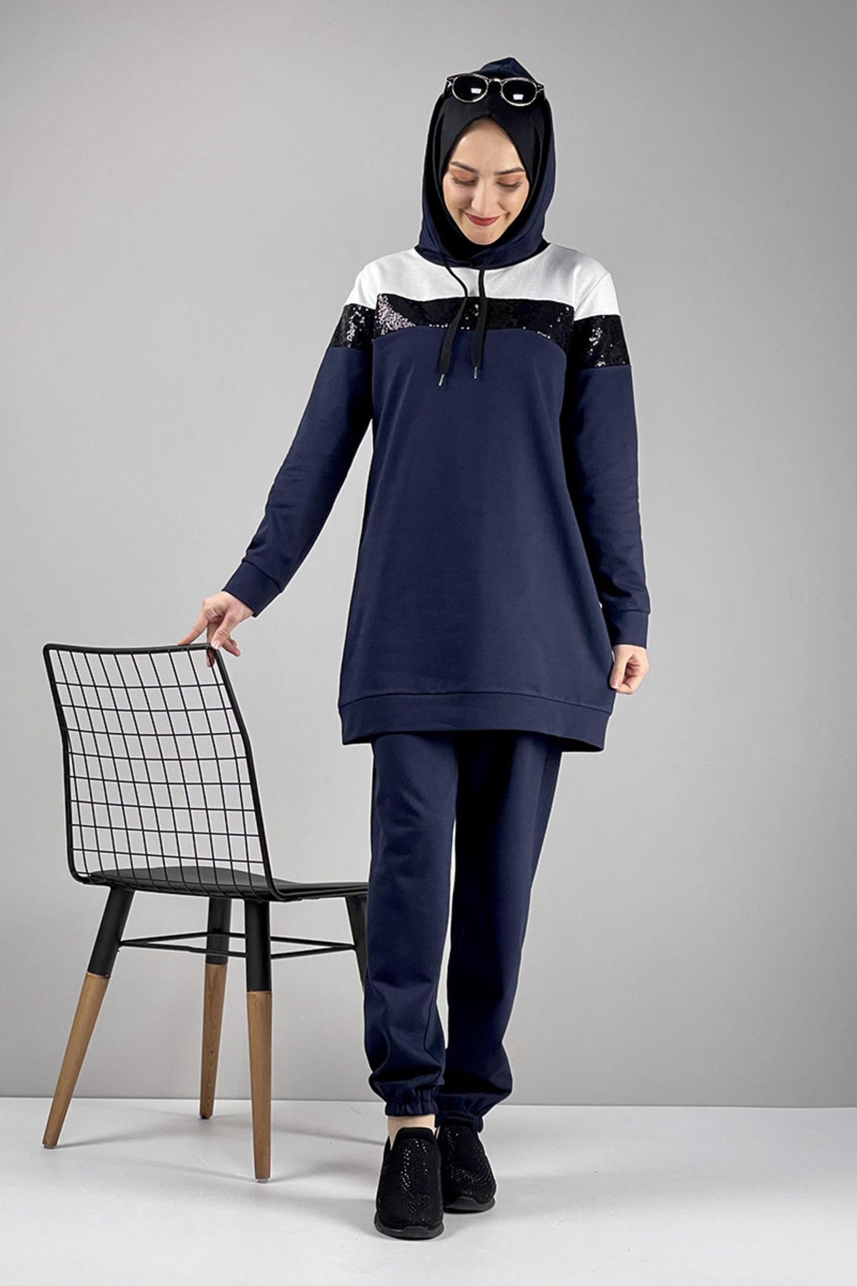 COXO Fashion`S Moda Çizgi Eşorfman Takımı