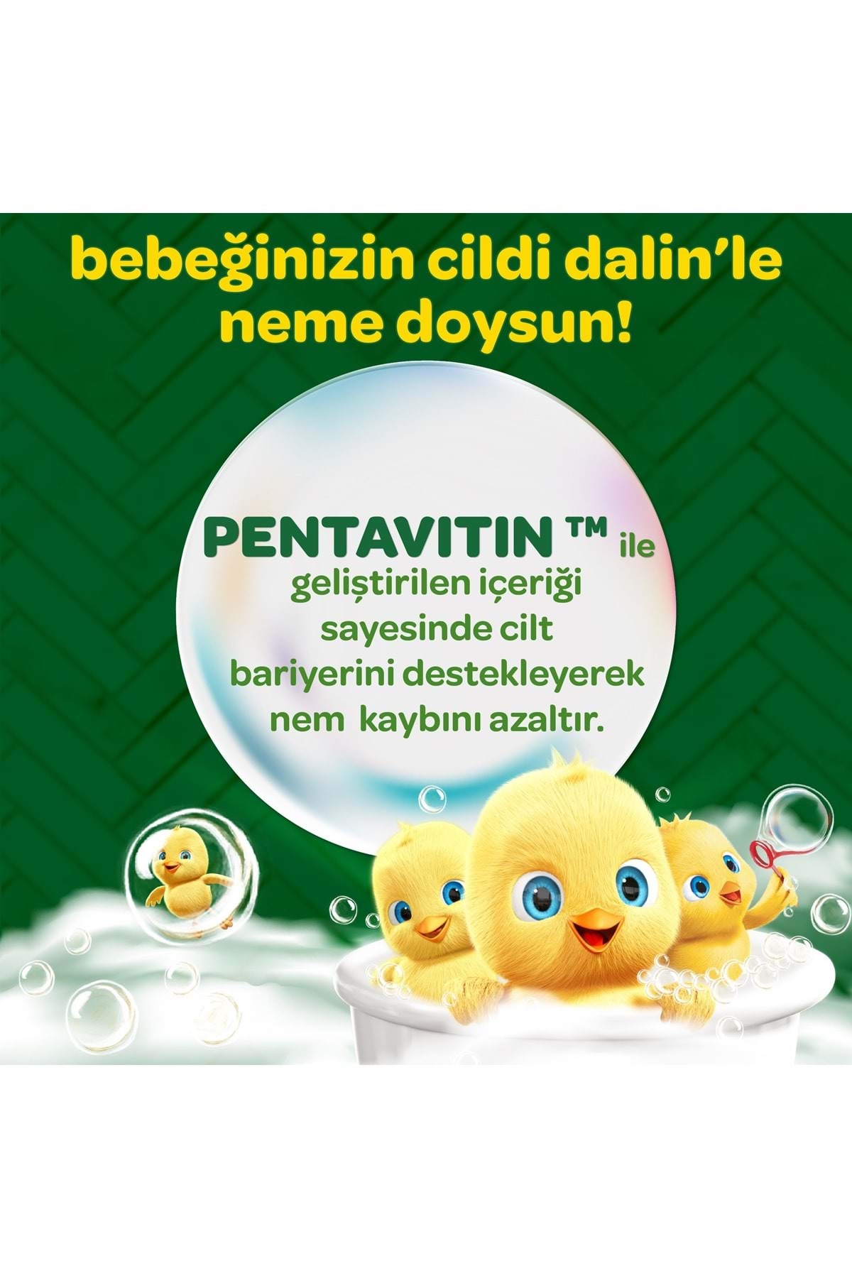 Dalin Bebek Saç & Vücut Şampuanı 700ml Nem Ve Koruma Avakado Özlü (POMPALI) (3 LÜ SET) fotoğrafı 3 (önizleme)