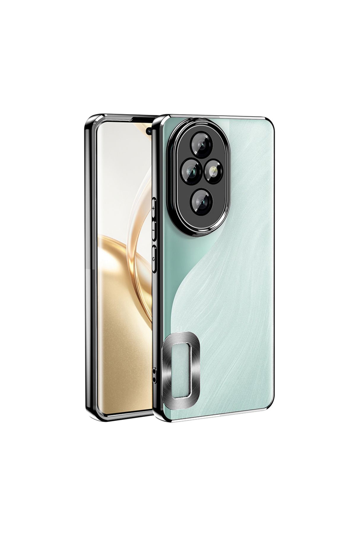 TECNOTREND Huawei Honor 200 Pro Kamera Korumalı Logo Gösteren Omega Kapak