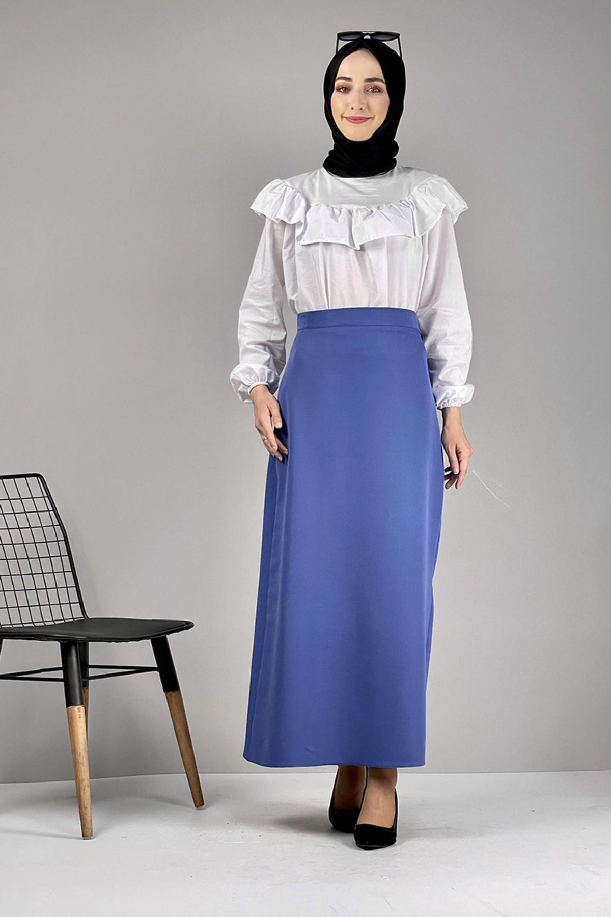 EPSWorld Moda Çizgi Etek
