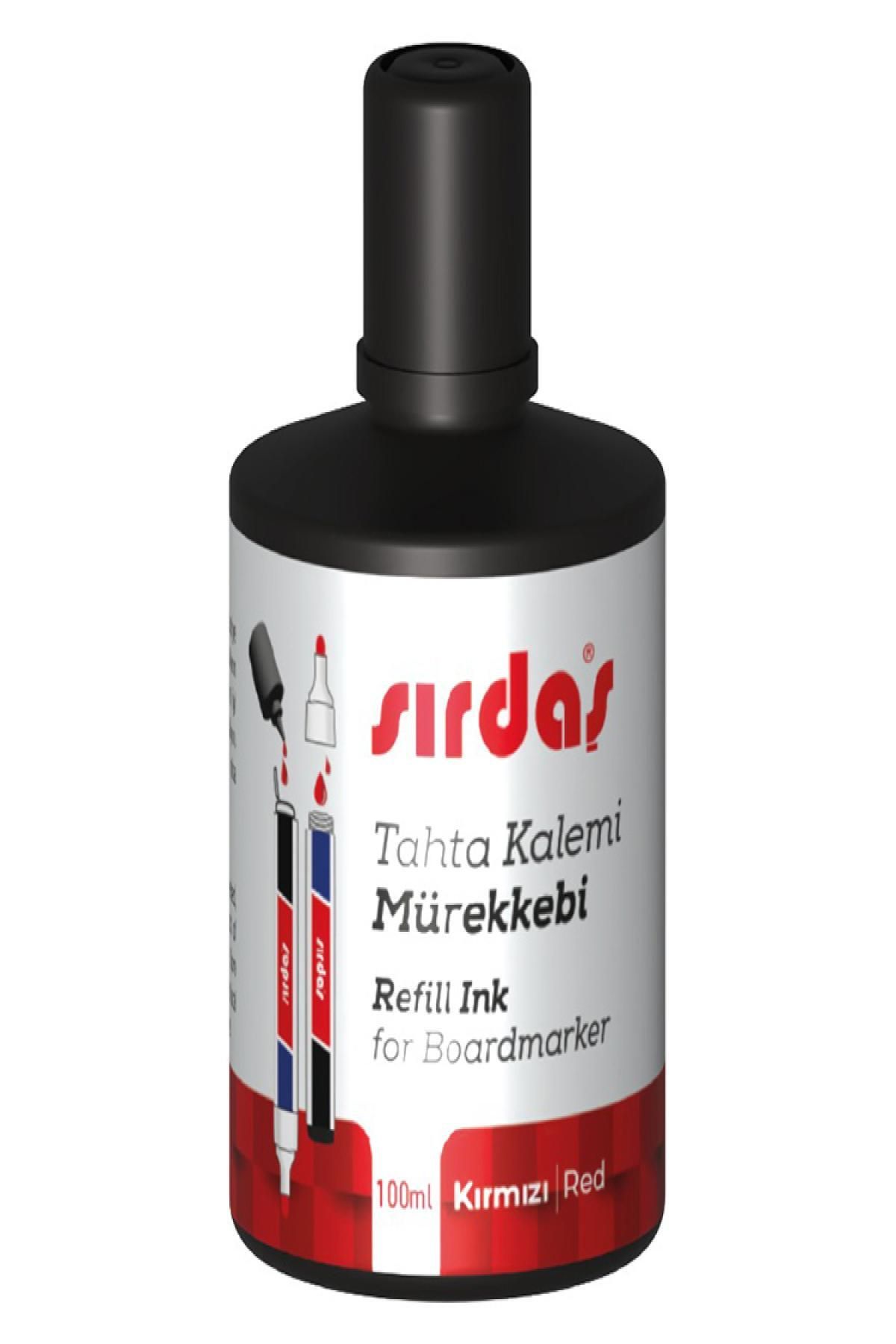 pazarella Sırdaş Tahta Kalem Mürekkebi 100 Ml Kırmızı