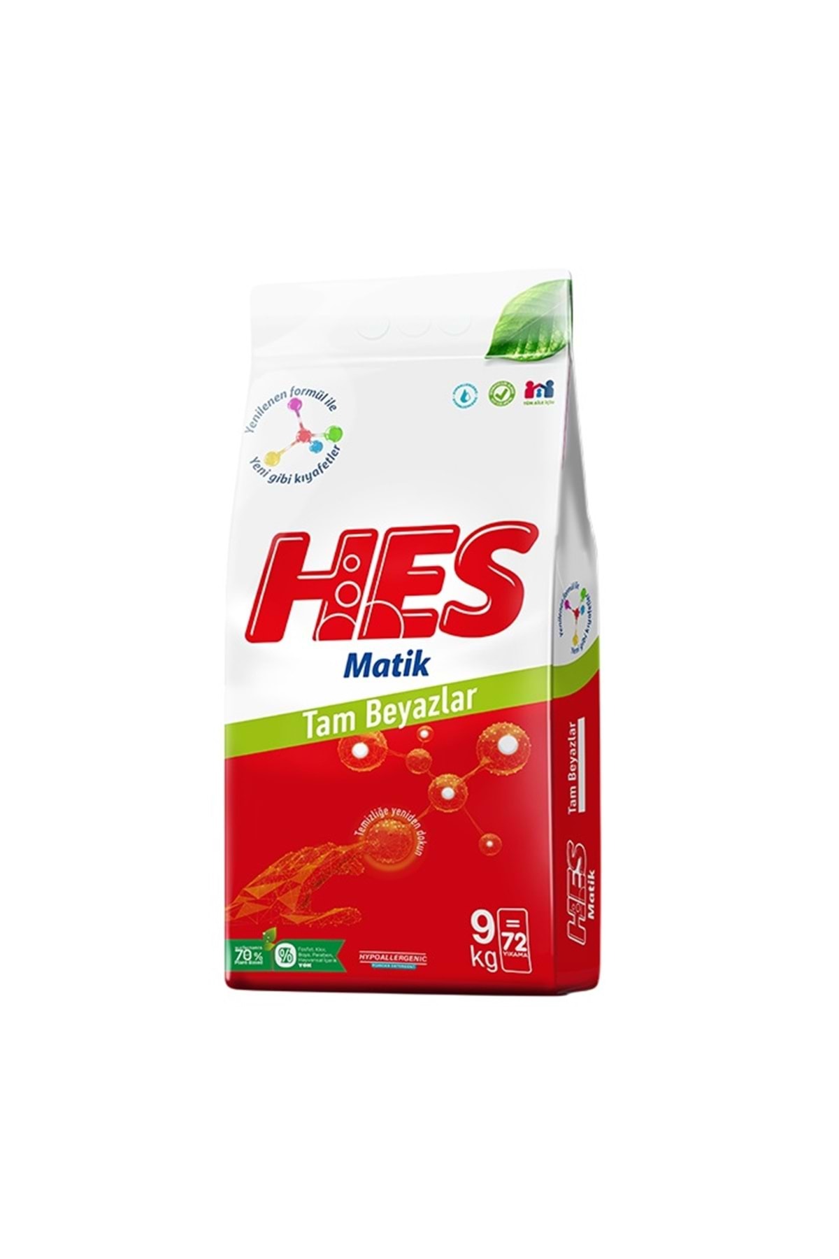 Matik Toz Çamaşır Deterjanı 9KG White/Beyazlar (72 Yıkama)