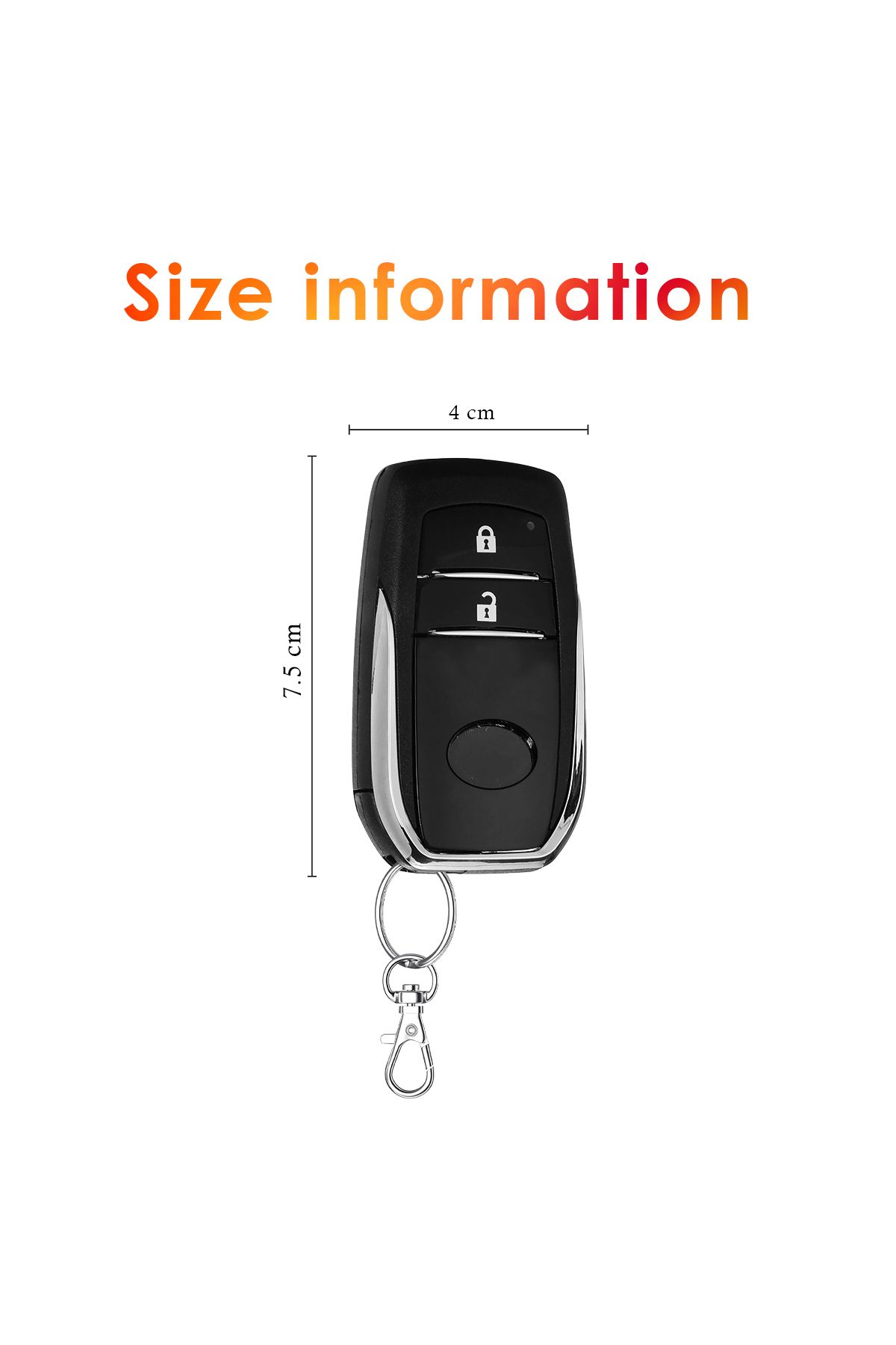 3XR-Universal Remote Keyless Entry System with Central Door Locking, Trunk Release, and Car Locator 2