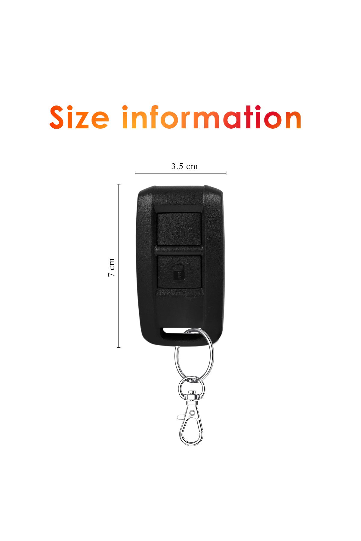 3XR-Car Keyless Entry System with Remote Lock/Unlock, Trunk Release, Window Closer, Universal Fit 2