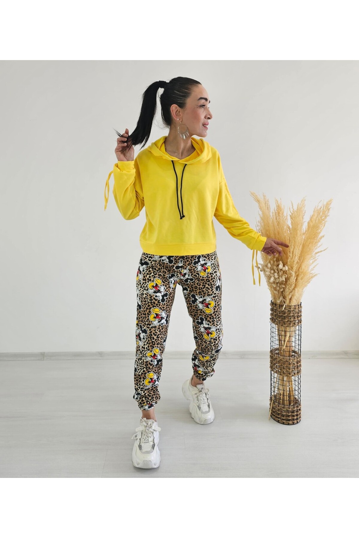 6 butik altı üstü butik Kol Detay sweatshirt